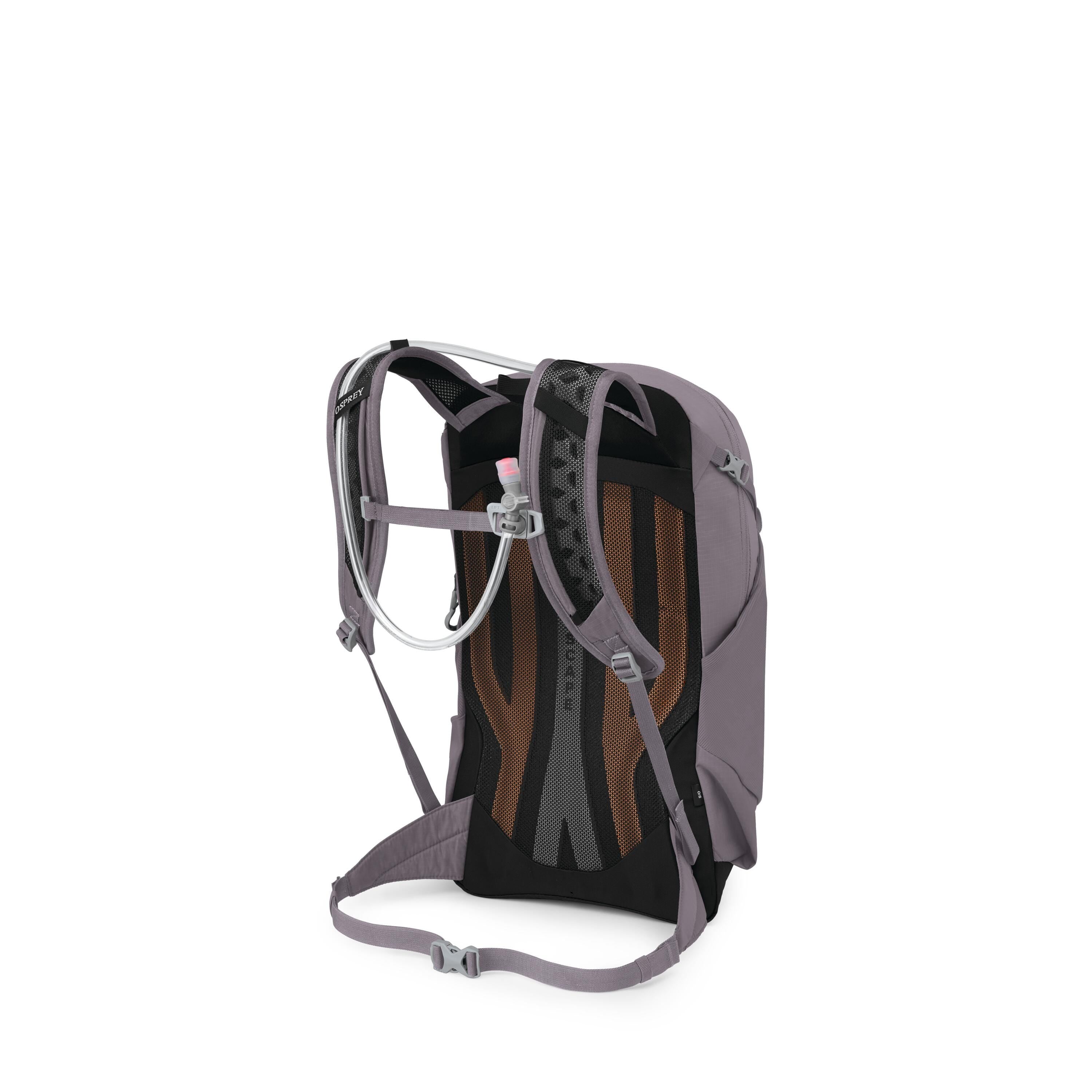 Osprey Sportlite 20 Hydraulics Hiking Hydration Backpack 20L in Graphite Purple — back view