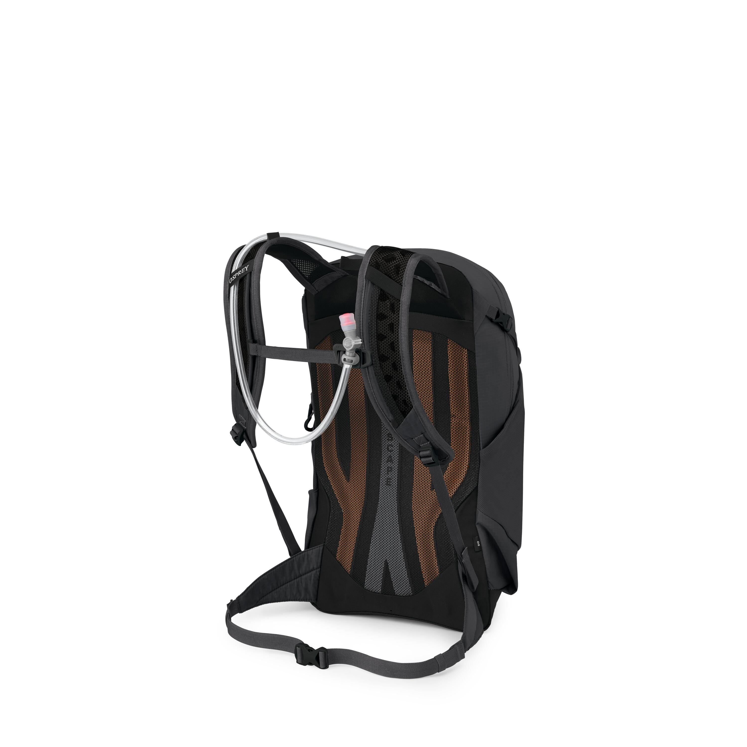 Osprey Sportlite 20 Hydraulics Hiking Hydration Backpack 20L in Raven Black — back view
