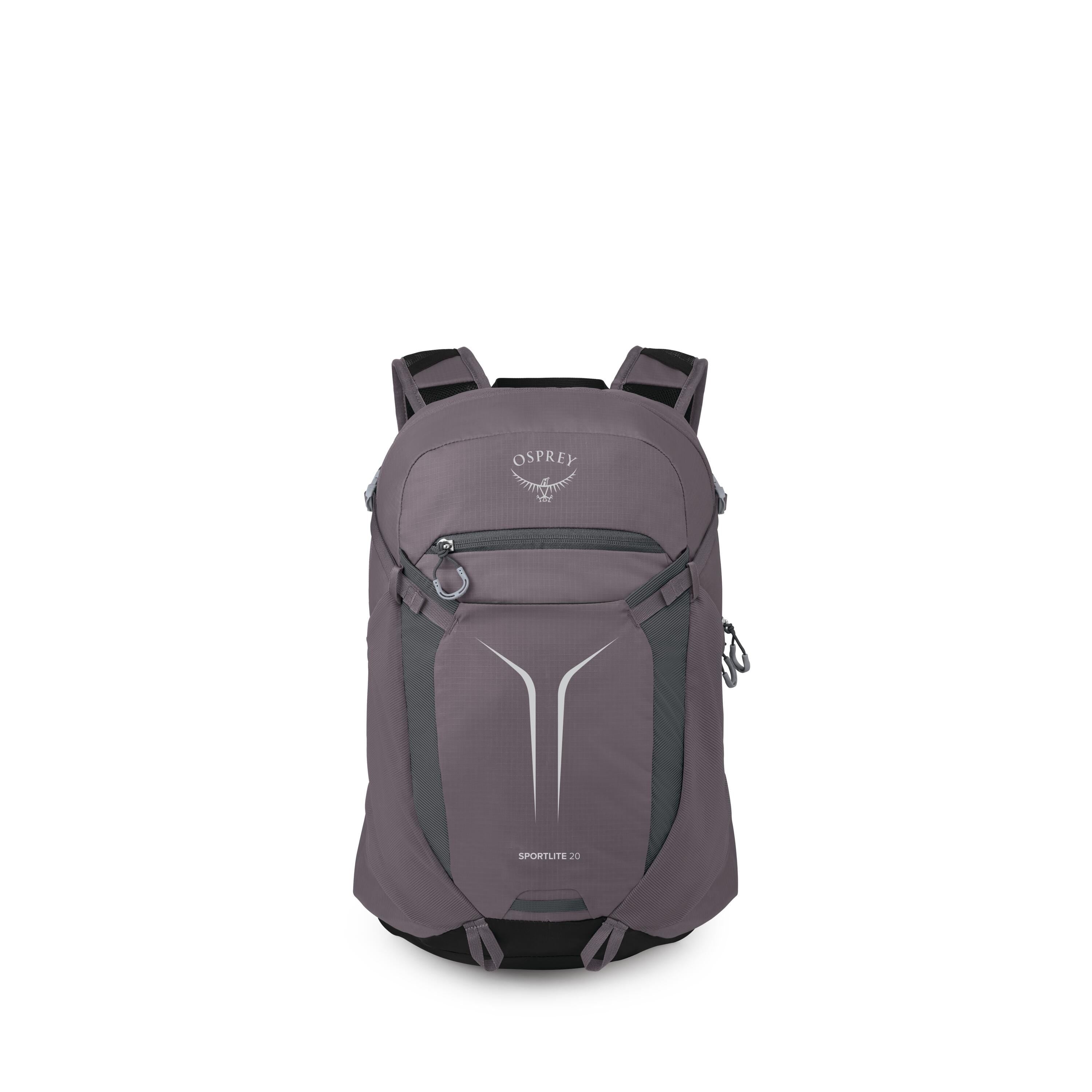 Osprey Sportlite 20 Hiking Backpack 20L in Graphite Purple — front view