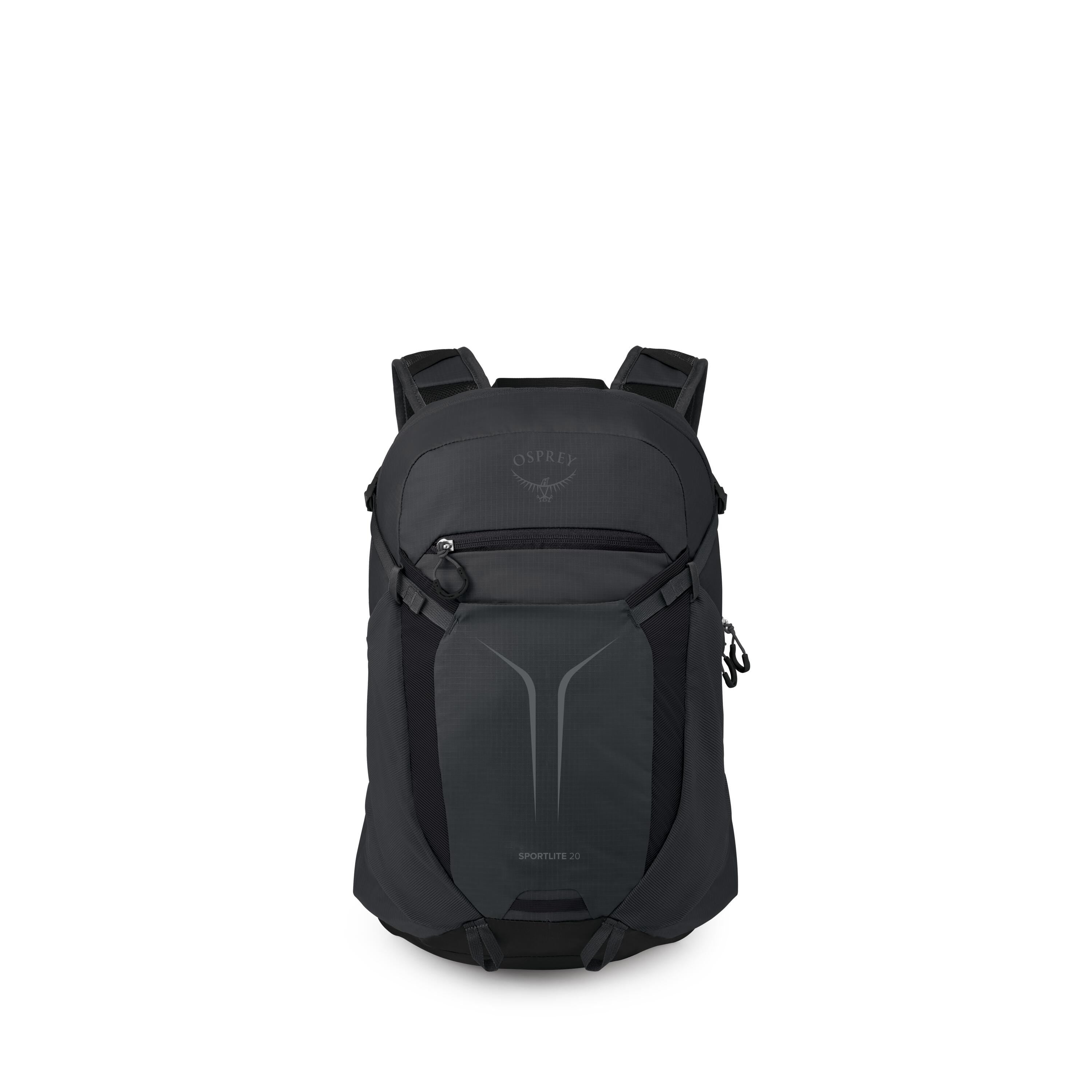 Osprey Sportlite 20 Hiking Backpack 20L in Raven Black — front view