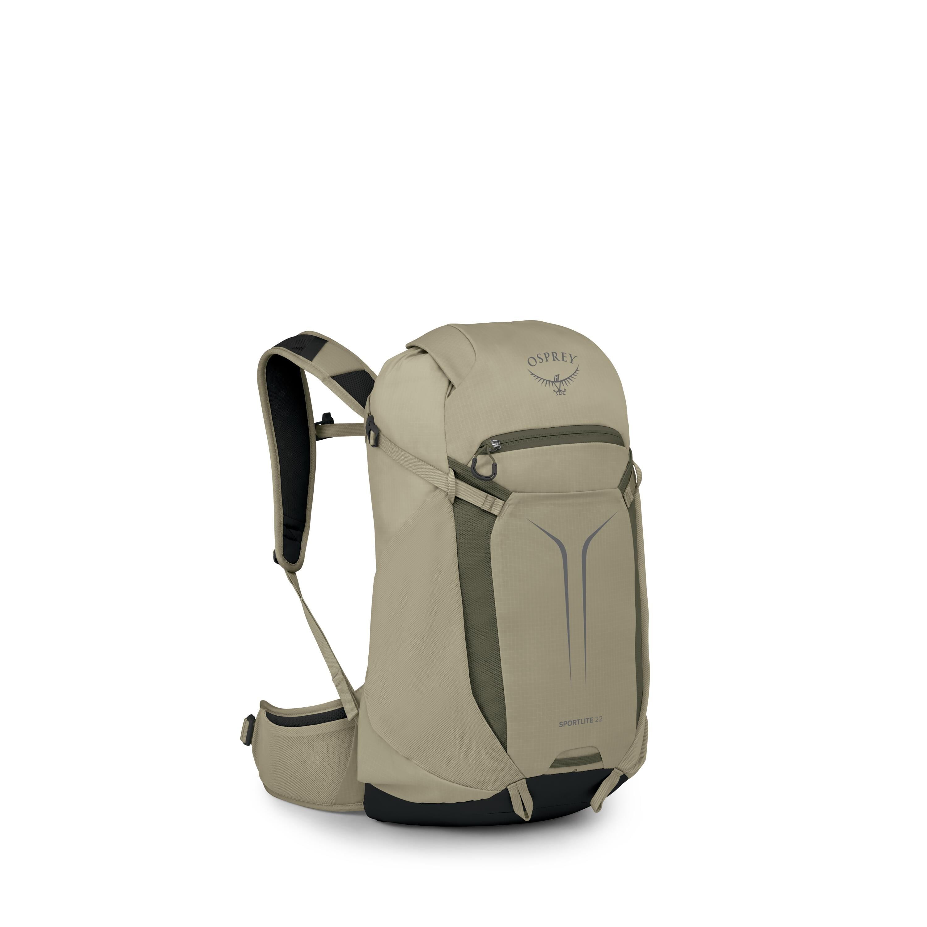Osprey Sportlite 22 Hiking Backpack 22L in Olive Tan — angle view 2