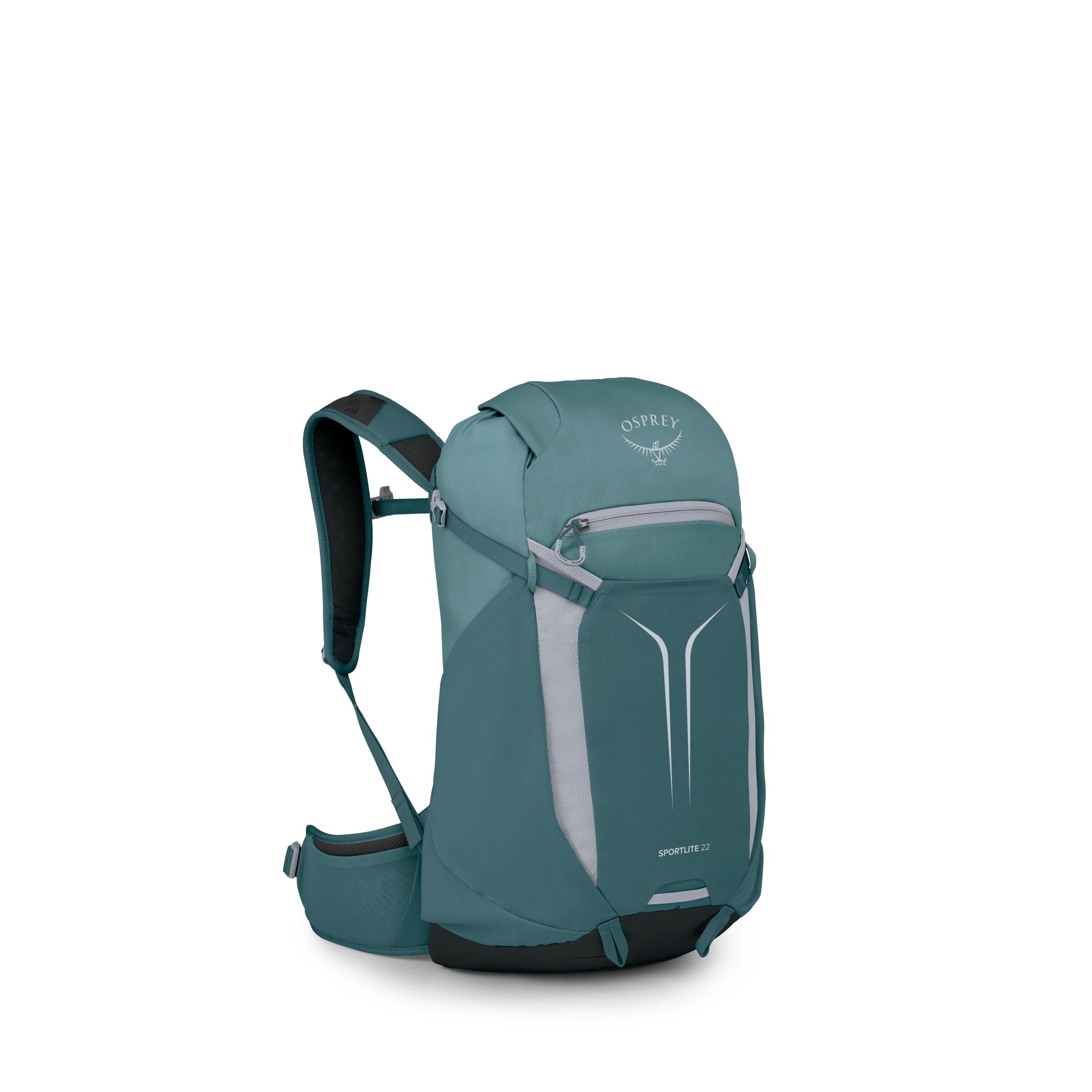 Osprey Sportlite 22 Hiking Backpack 22L in Torrent Blue — angle view 2