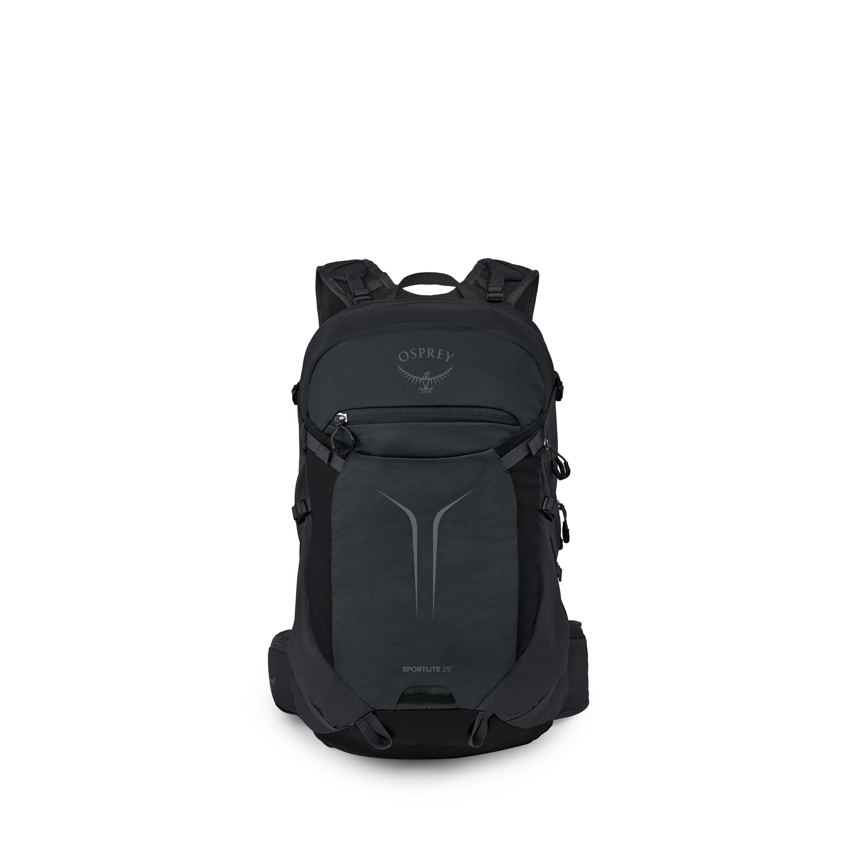 Osprey Sportlite 25 Hiking Backpack 25L in Raven Black — front view