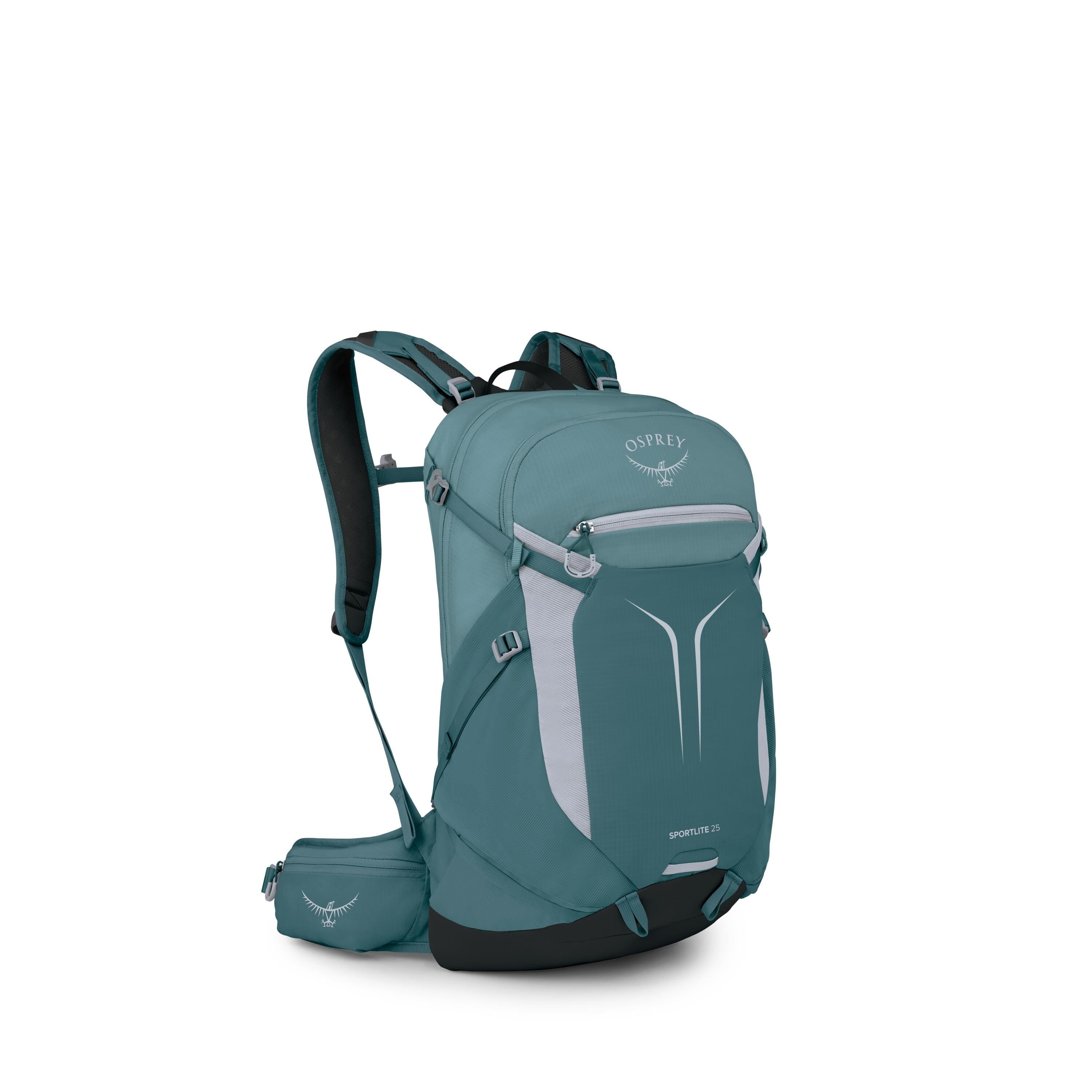 Osprey Sportlite 25 Hiking Backpack 25L in Torrent Blue — angle view 2