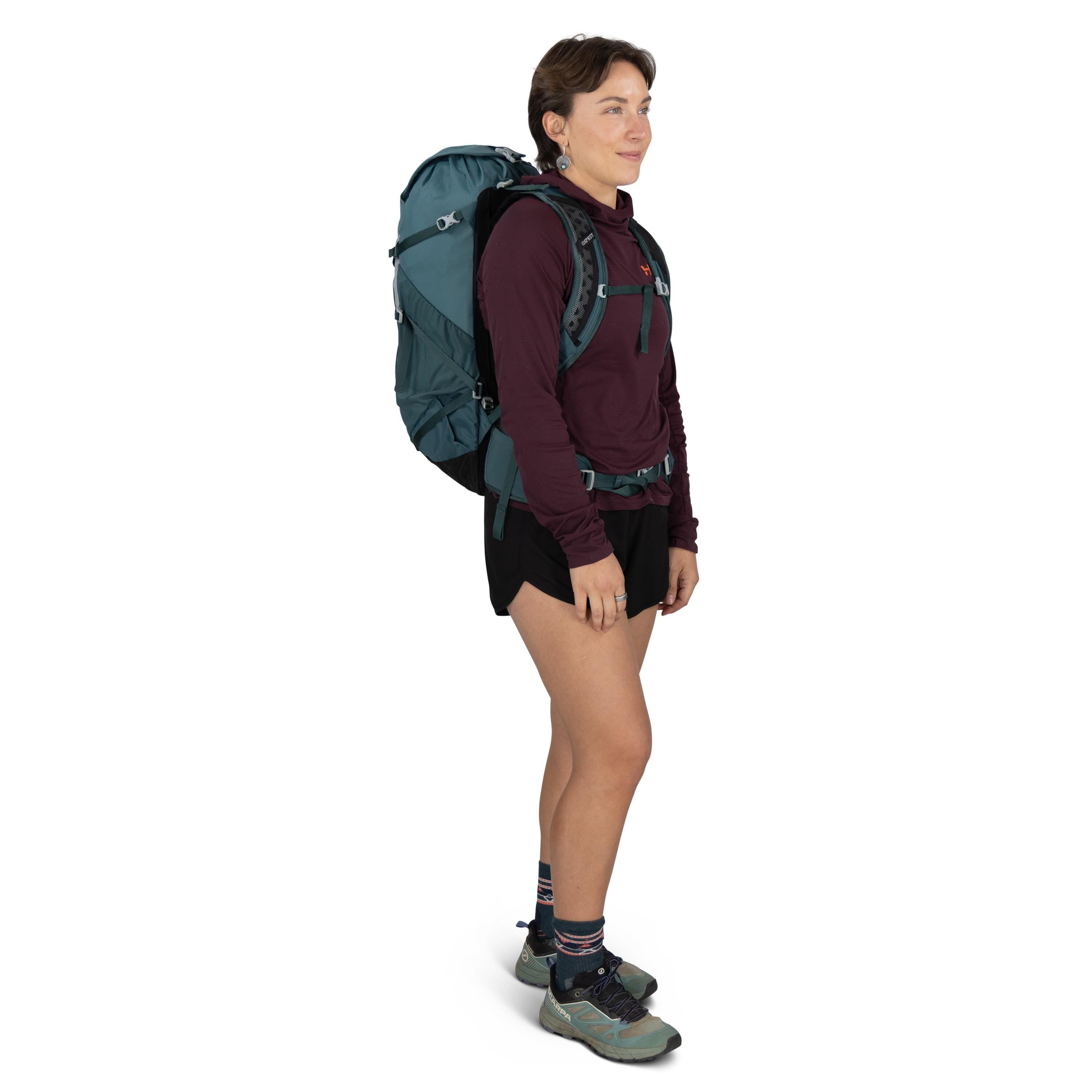 Osprey Sportlite 30 Hiking Backpack 30L in Torrent Blue — lifestyle