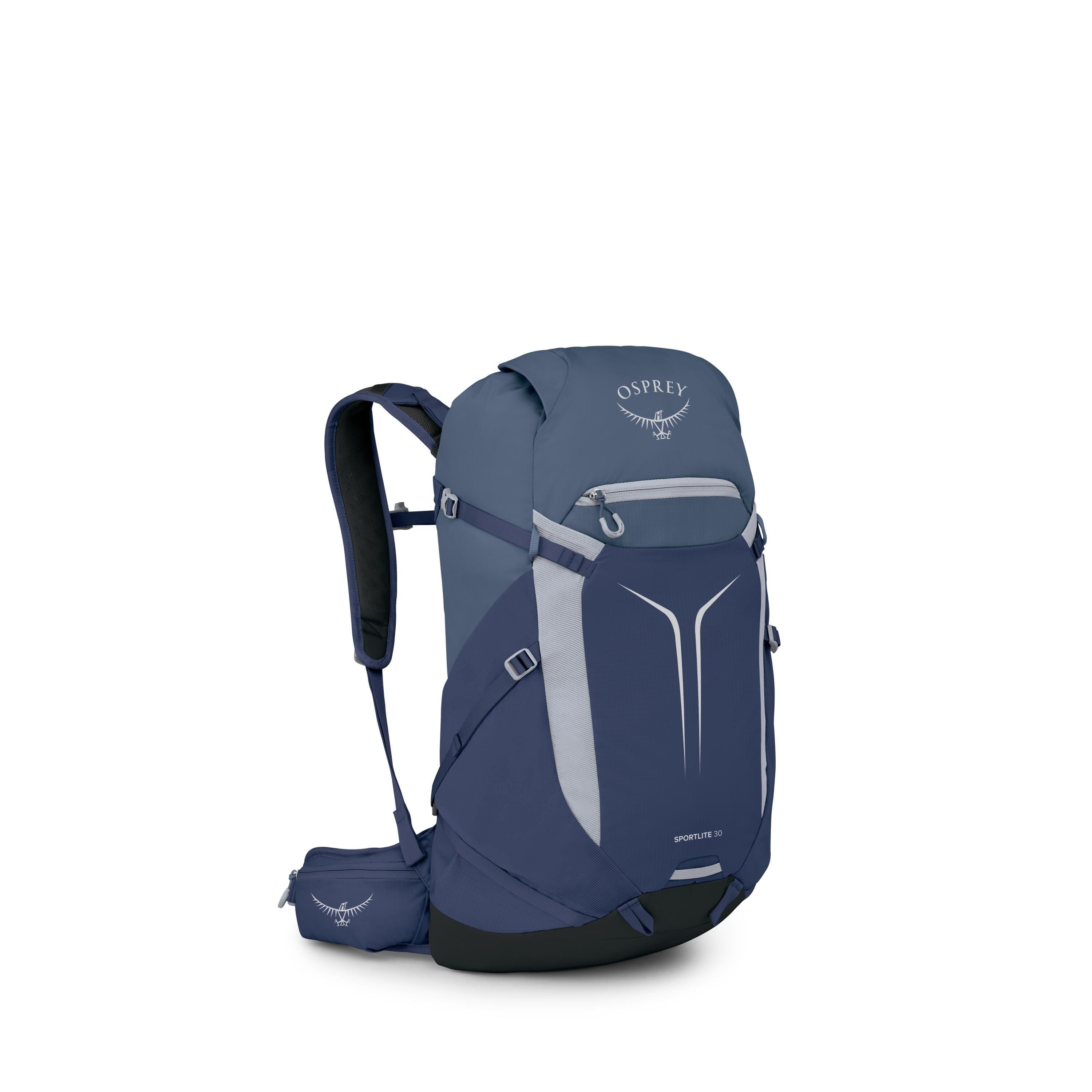 Osprey Sportlite 30 Hiking Backpack 30L in Serenity Blue — angle view 2
