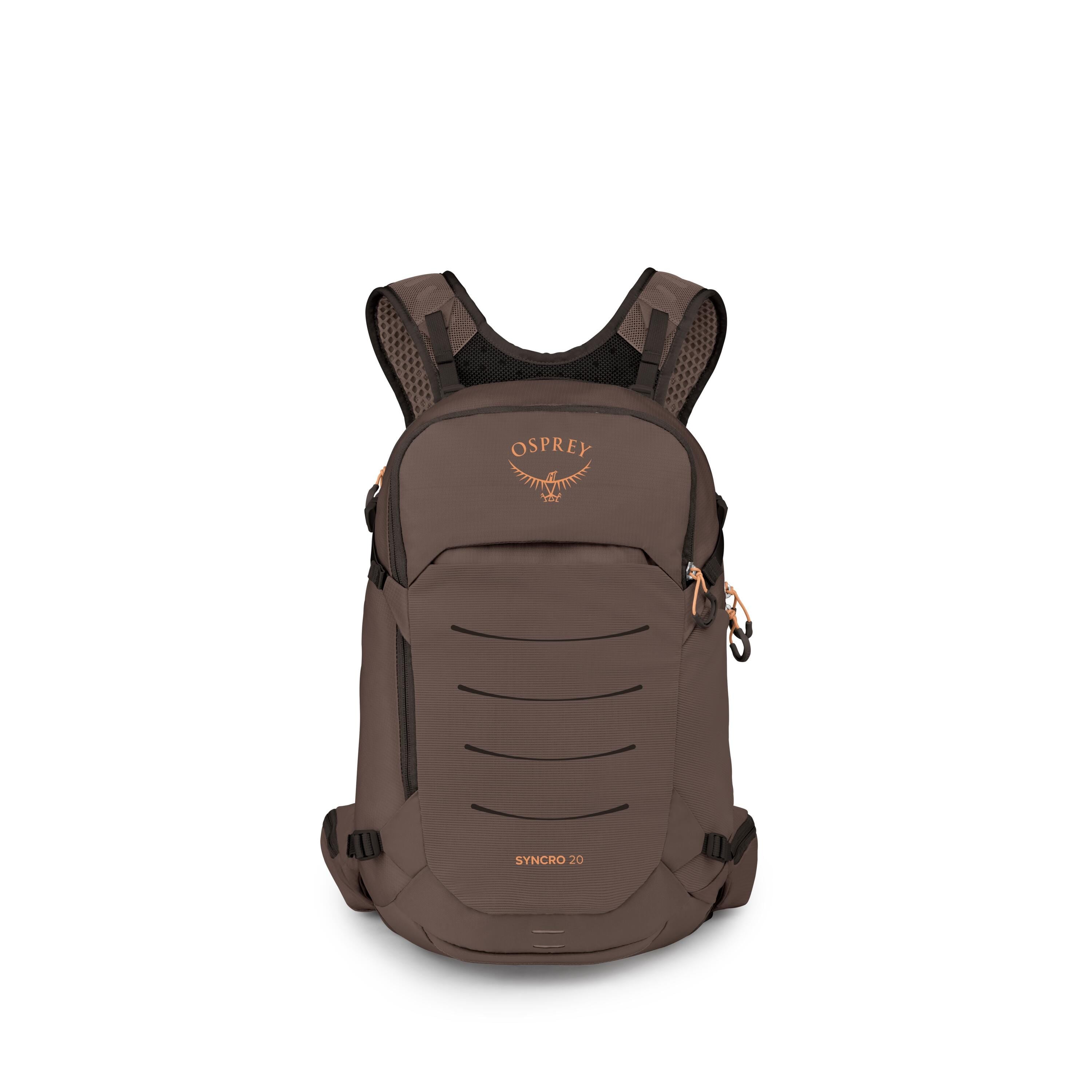 Osprey Syncro 20 Bike Hydration Pack 20L in Truffle Brown — front view