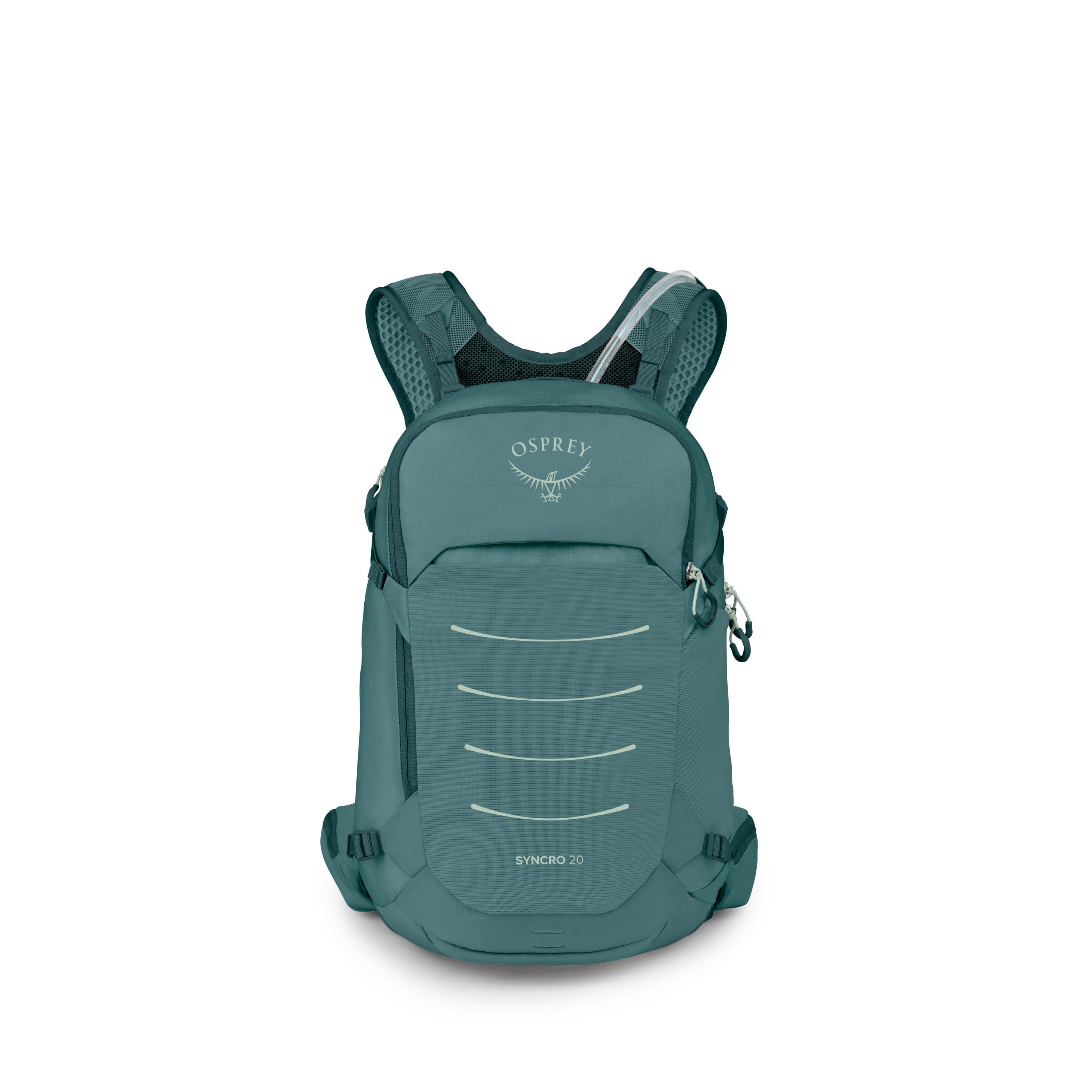 Osprey Syncro 20 Bike Hydration Pack 20L in Cascade Blue — front view