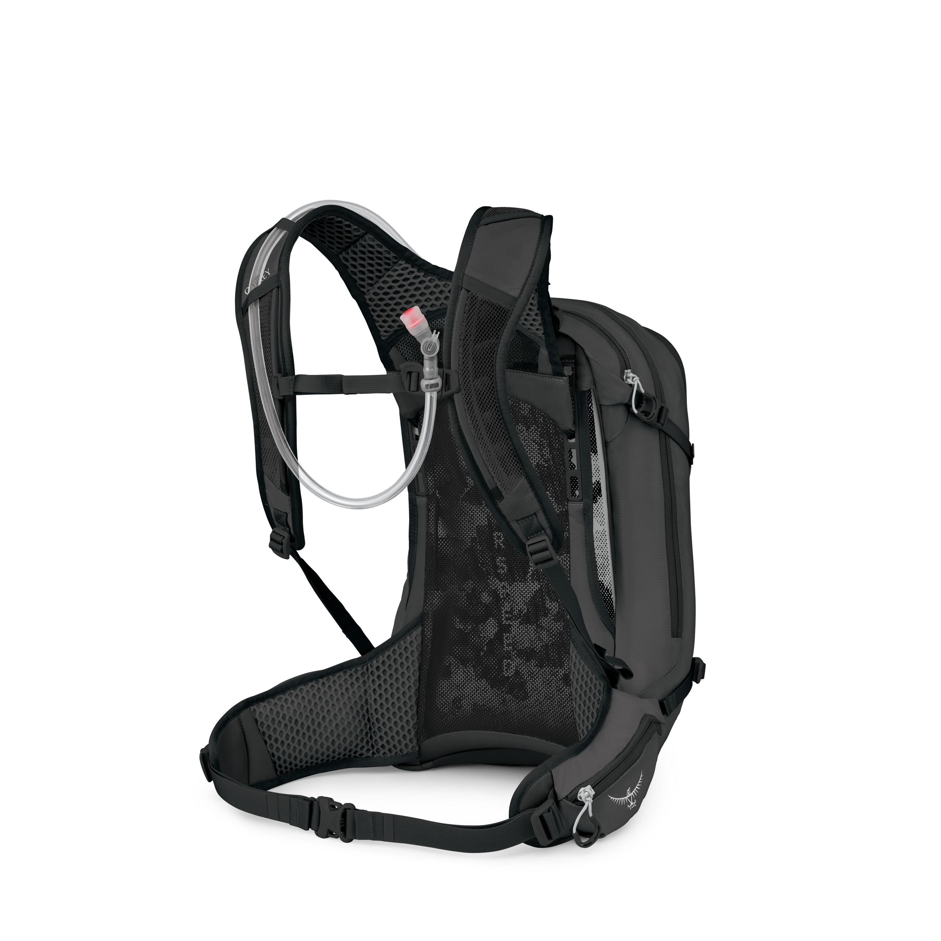 Osprey Syncro 20 Bike Hydration Pack 20L in Raven Black — back view