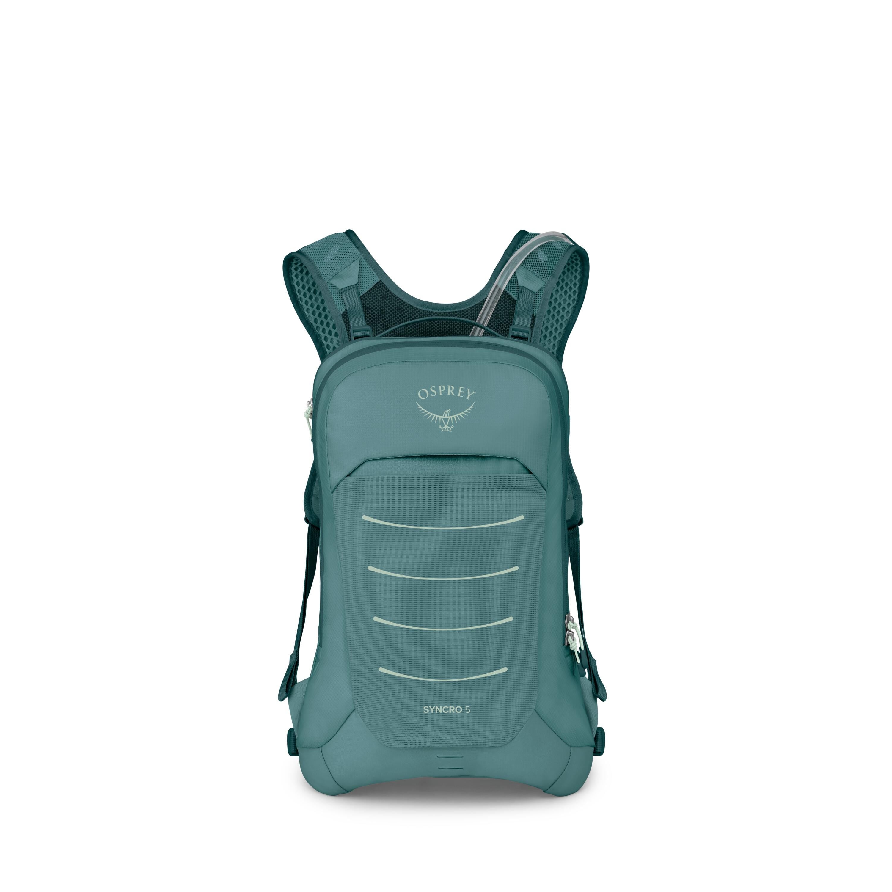 Osprey Syncro 5 Bike Hydration Pack 5L in Cascade Blue — front view