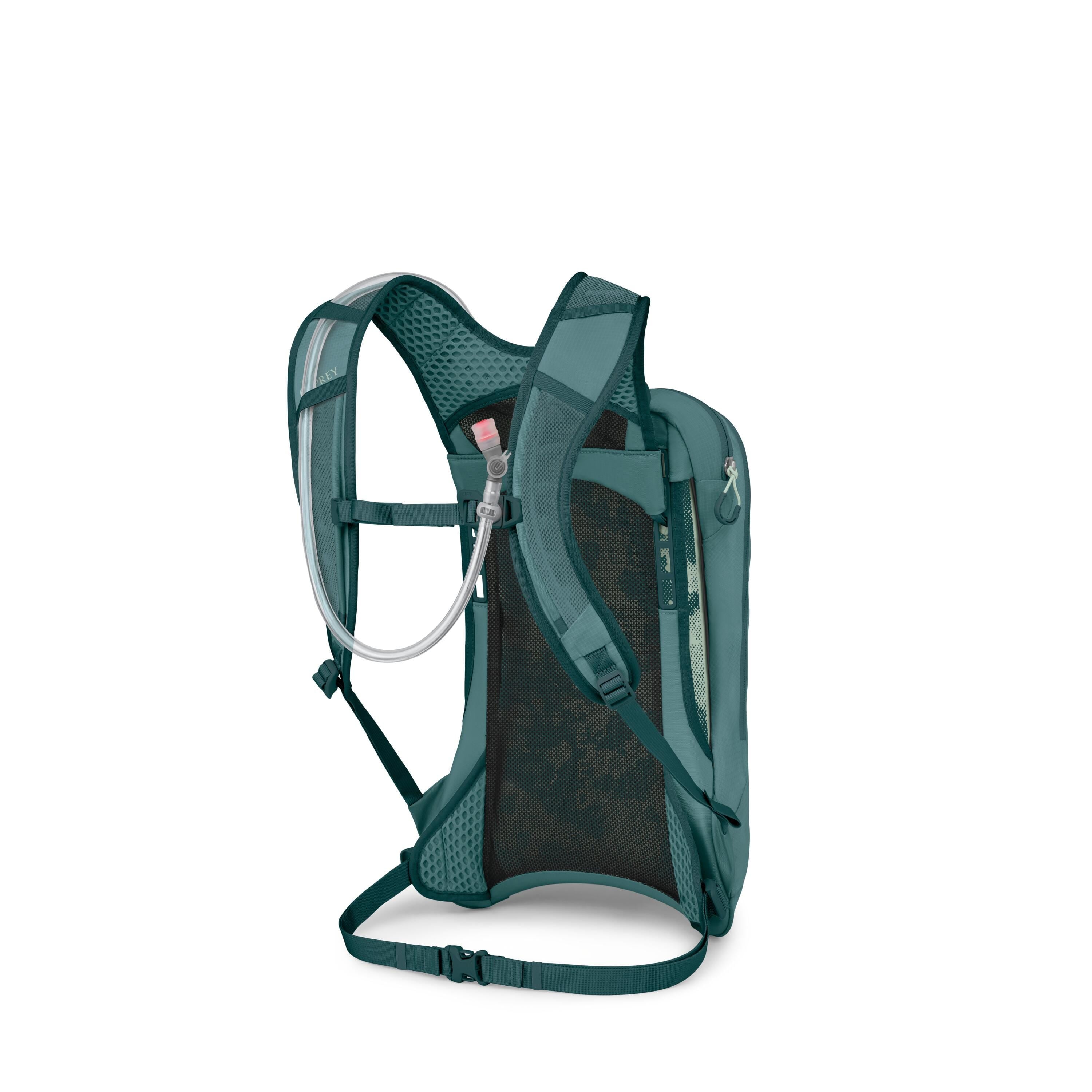 Osprey Syncro 5 Bike Hydration Pack 5L in Cascade Blue — back view