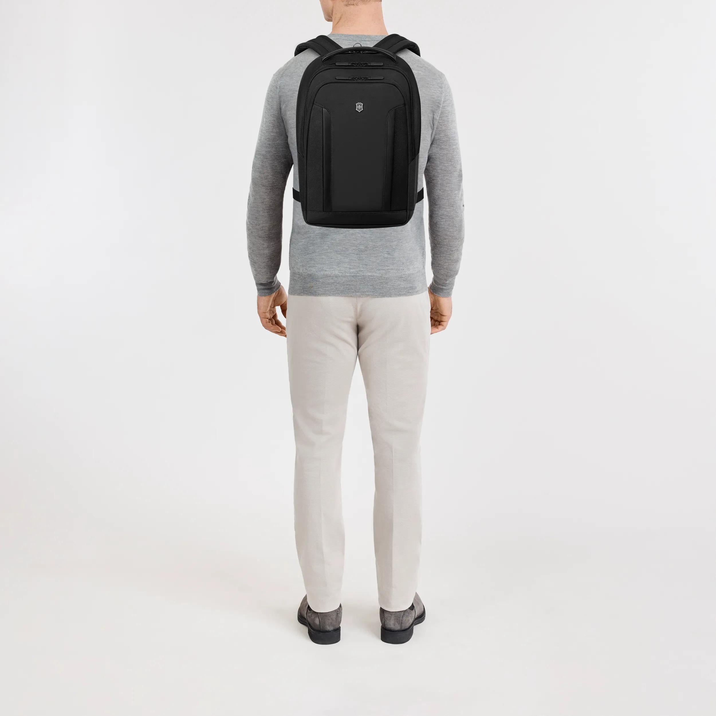 Victorinox Altmont Professional Compact Laptop Backpack in Black — lifestyle