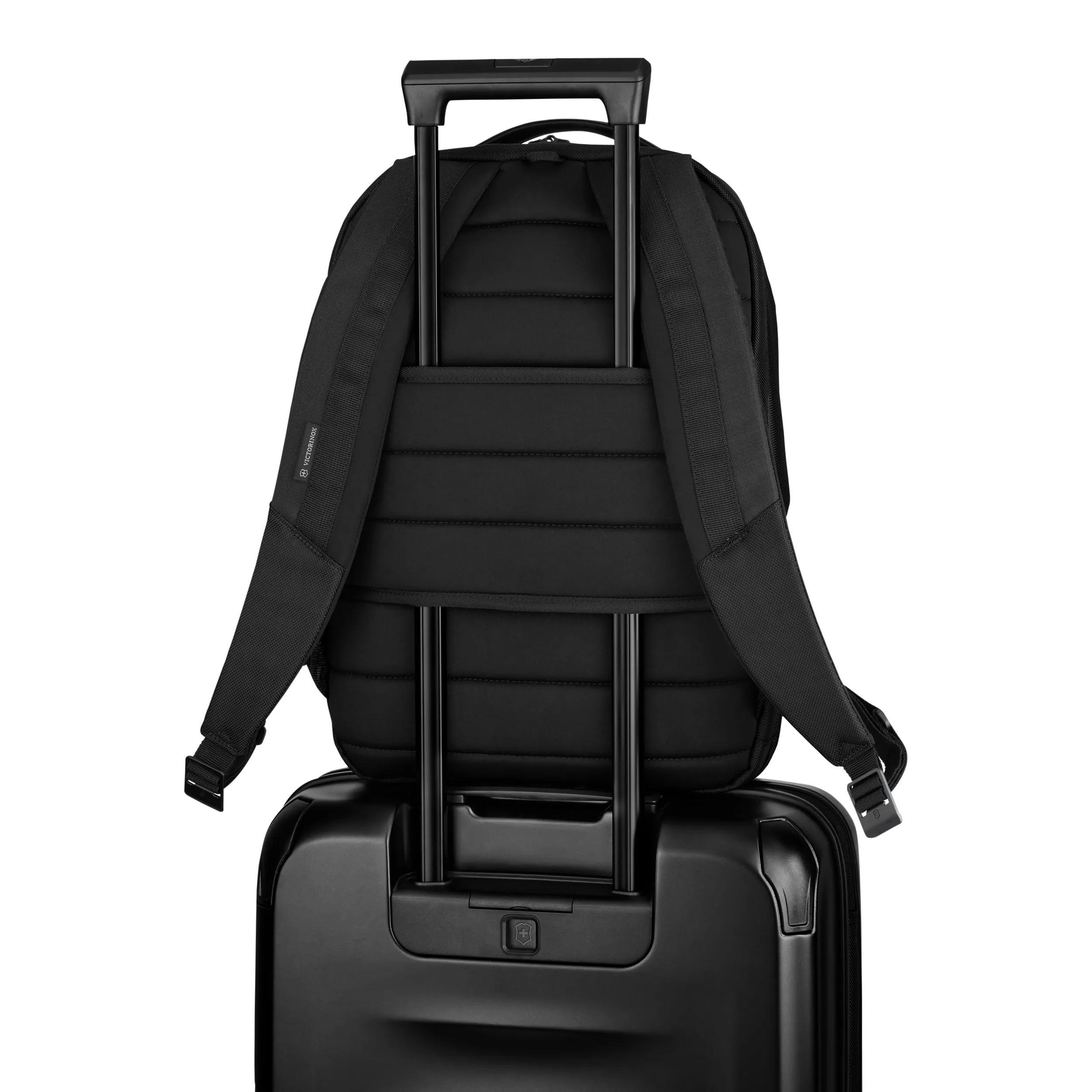 Victorinox Altmont Professional Compact Laptop Backpack in Black — detail view
