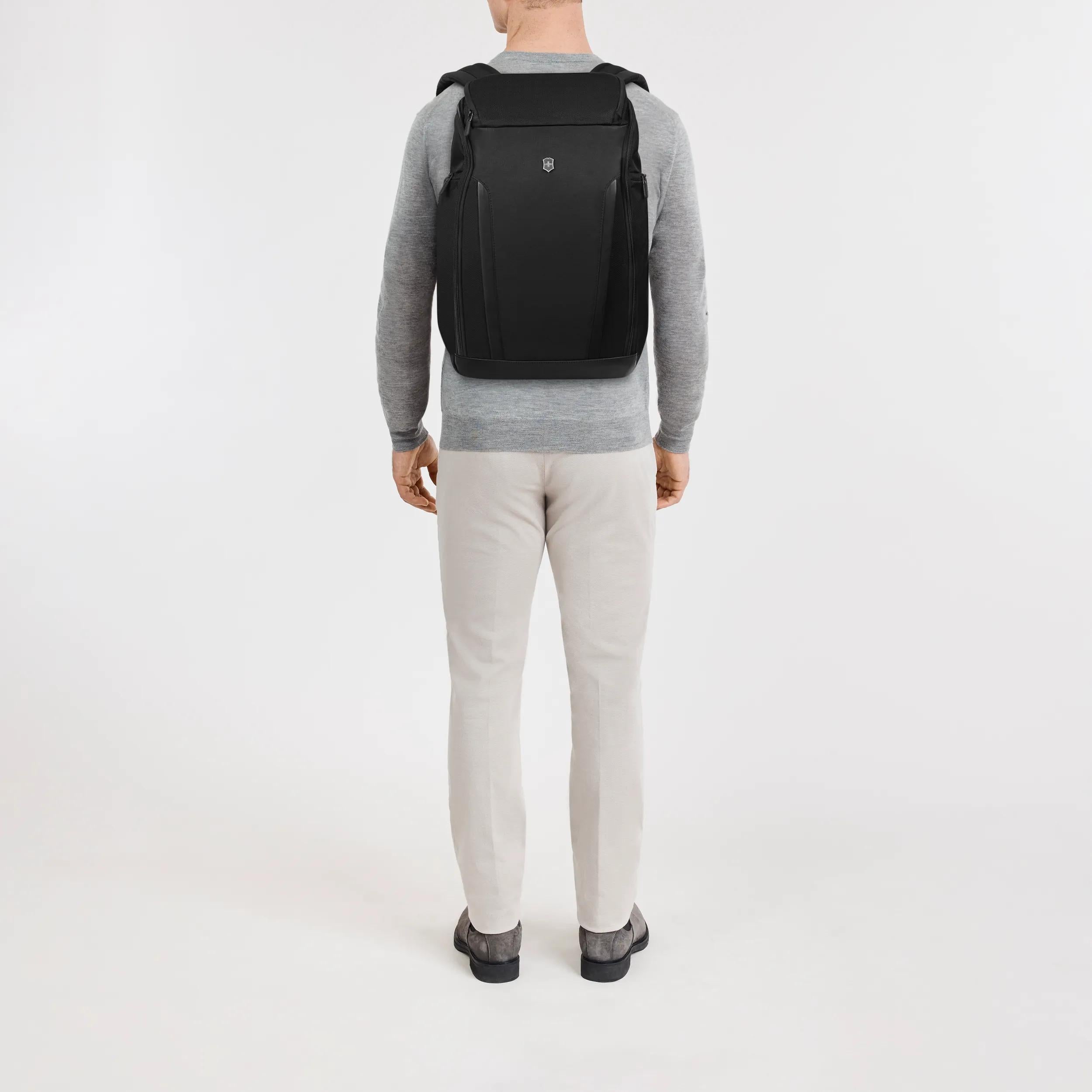 Victorinox Altmont Professional Fliptop Laptop Backpack in Black — lifestyle