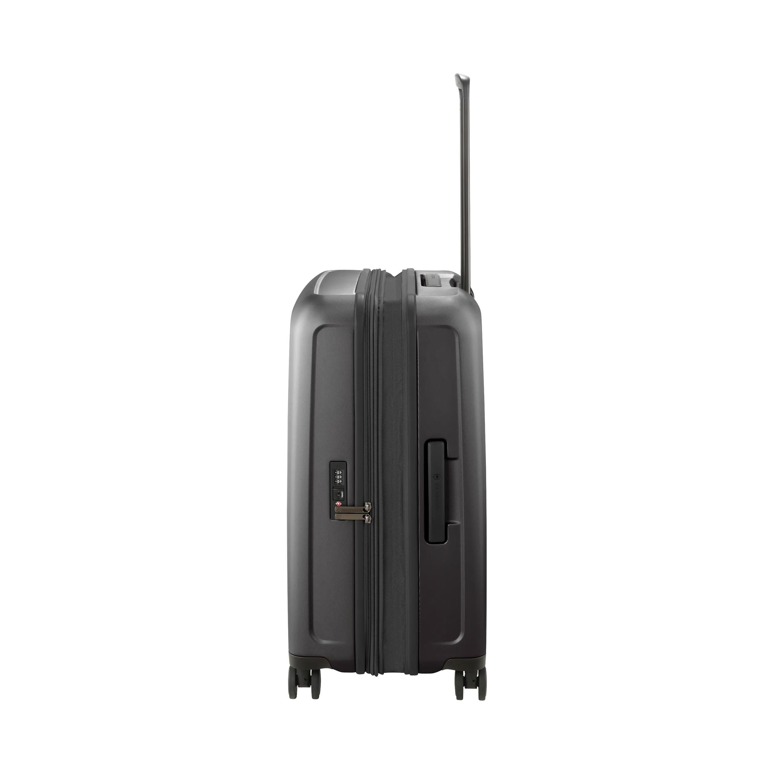 Victorinox Connex Medium Hardside Case in Black — angle view 9