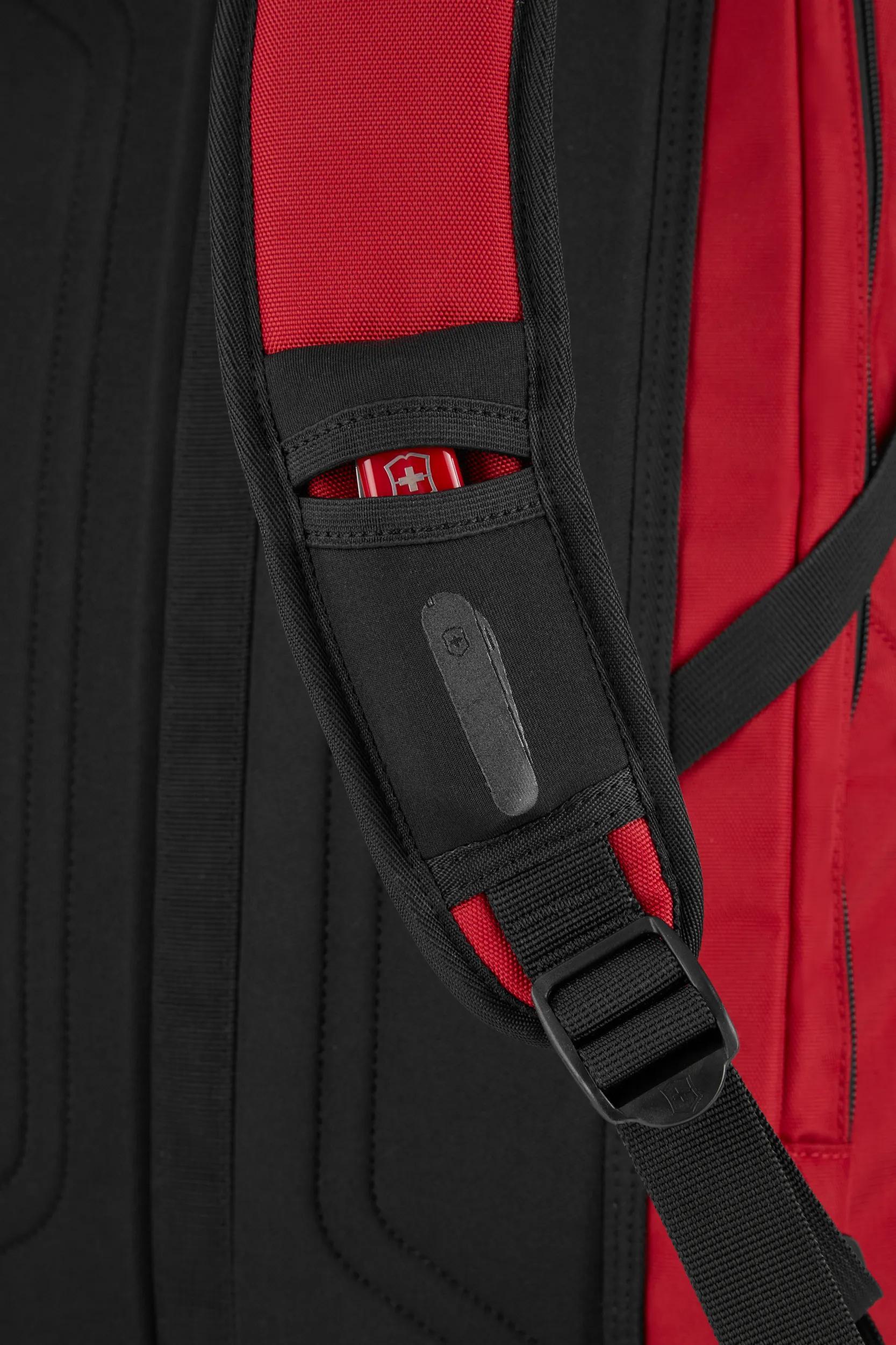 Victorinox Altmont Original Slimline Laptop Backpack in Red — detail view