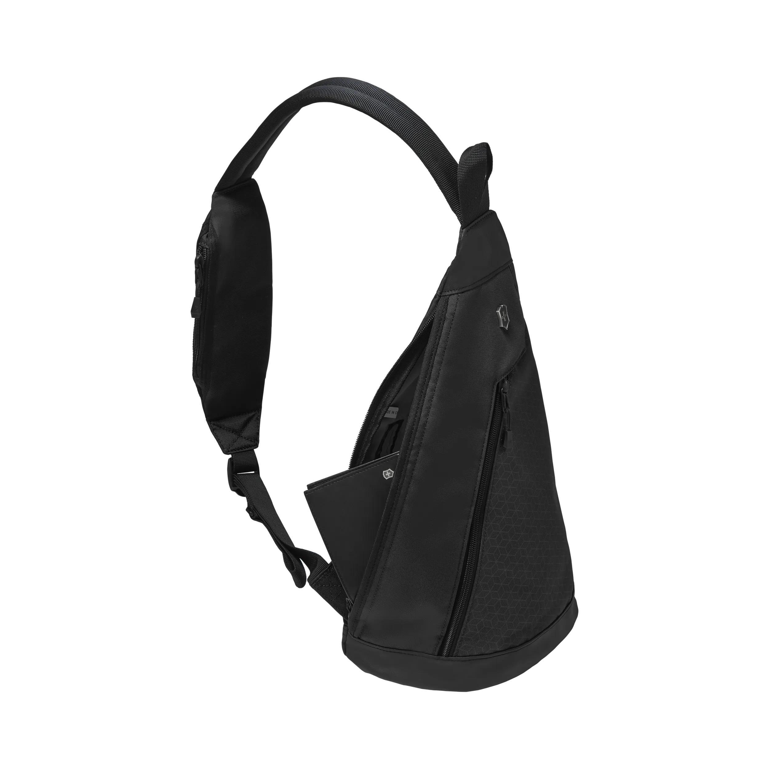 Victorinox Altmont Original Dual-Compartment Monosling in Black — interior view