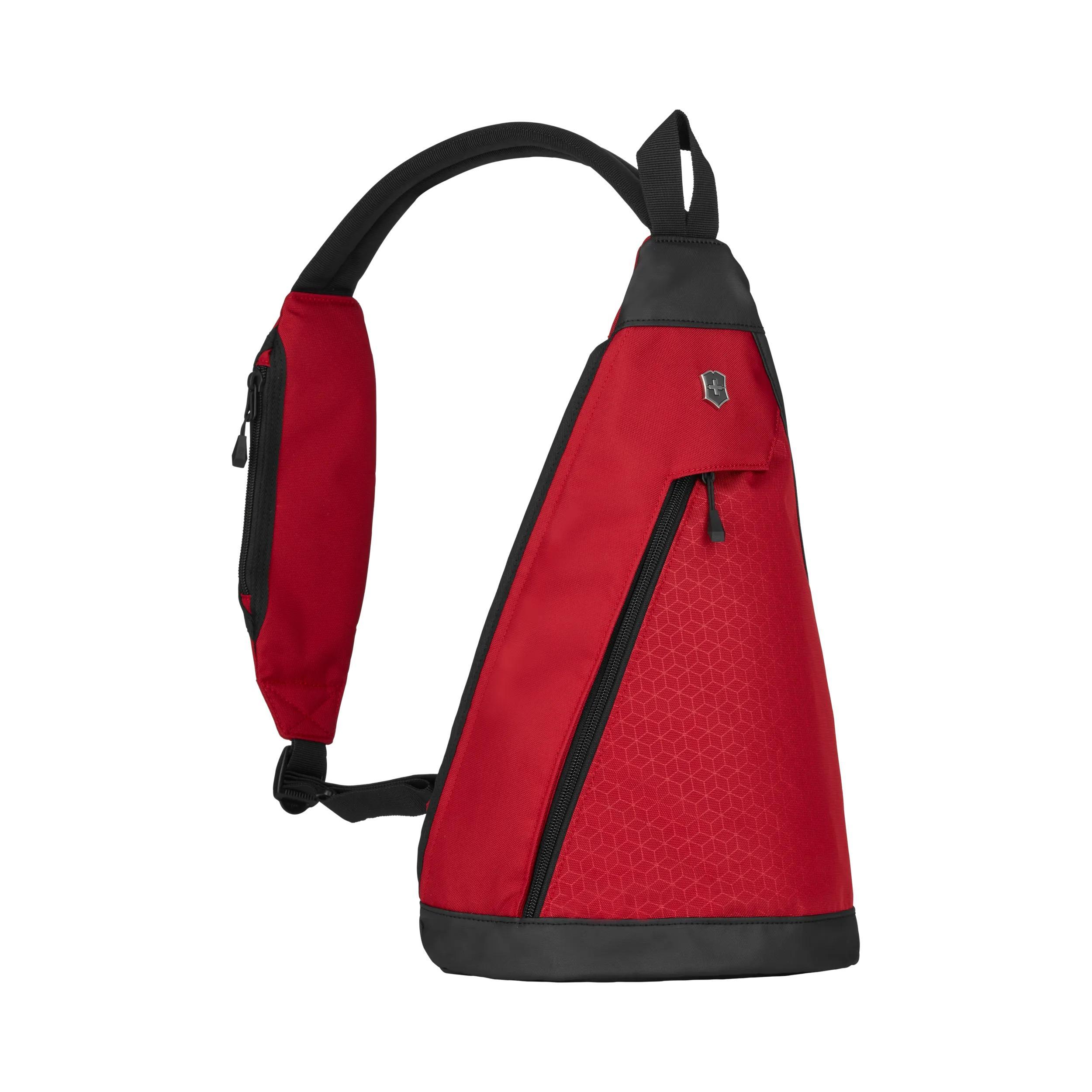 Victorinox Altmont Original Dual-Compartment Monosling in Red — angle view 3