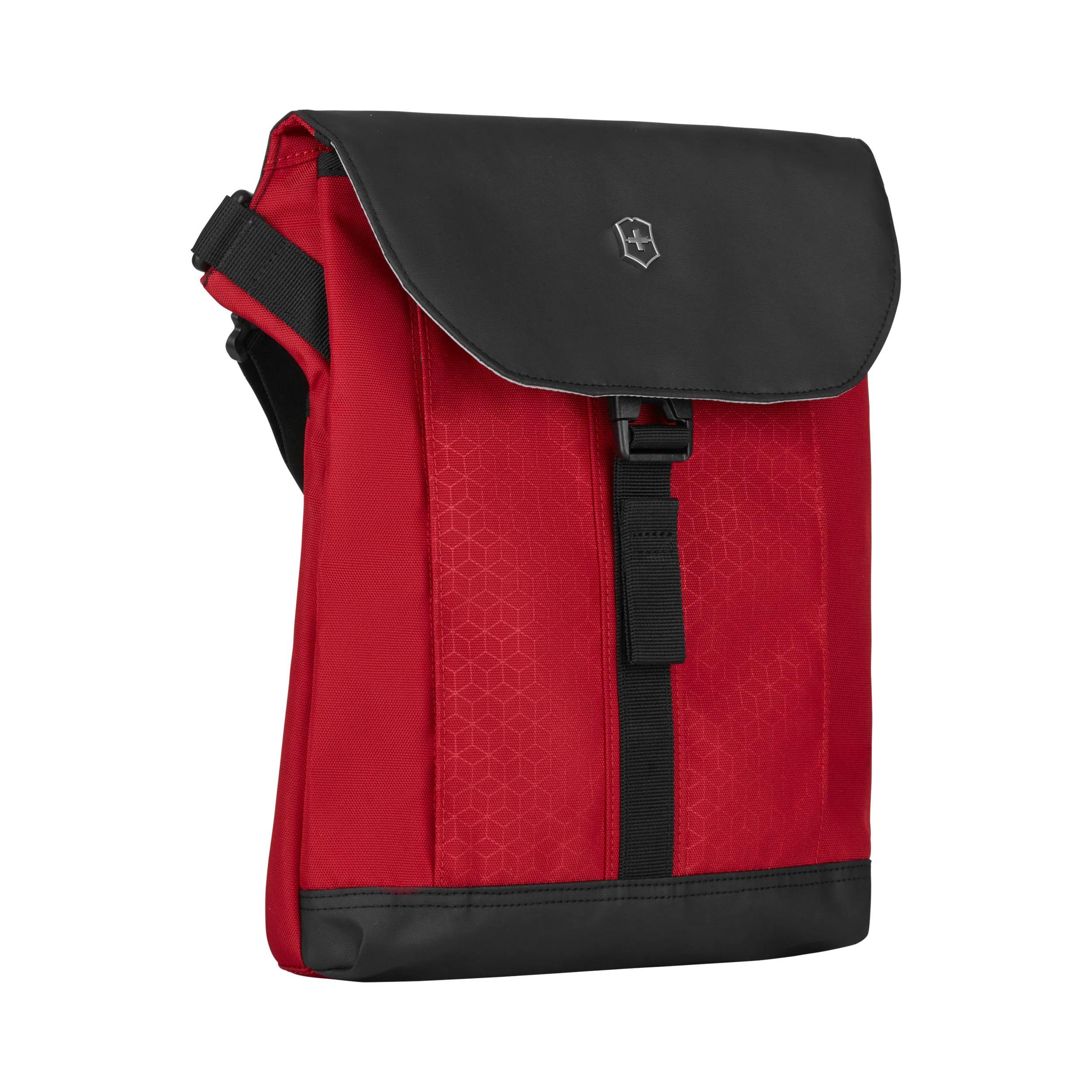 Victorinox Altmont Original Flapover Digital Bag in Red — angle view 3