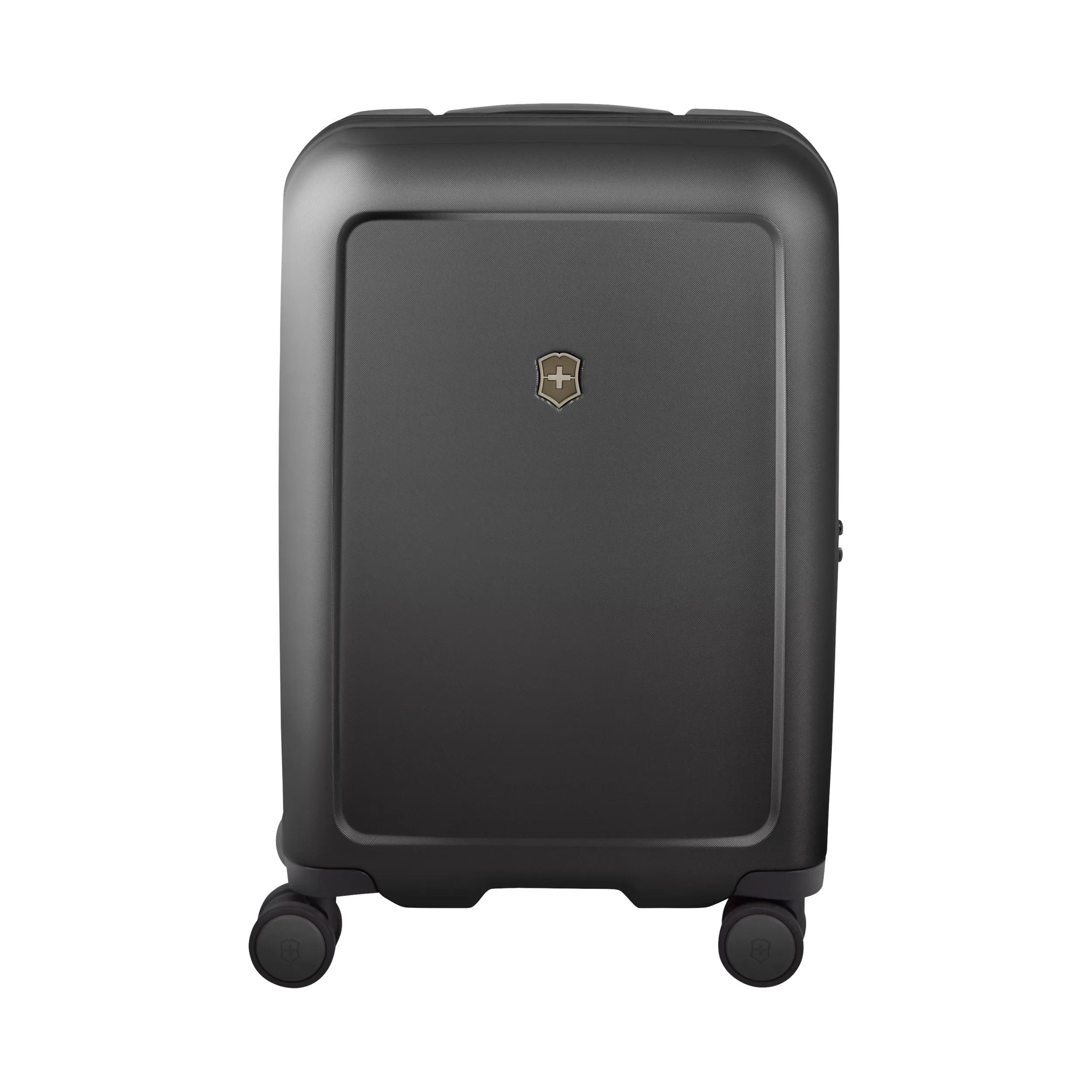 Victorinox Connex Frequent Flyer Plus Hardside Carry-On in Black — front view
