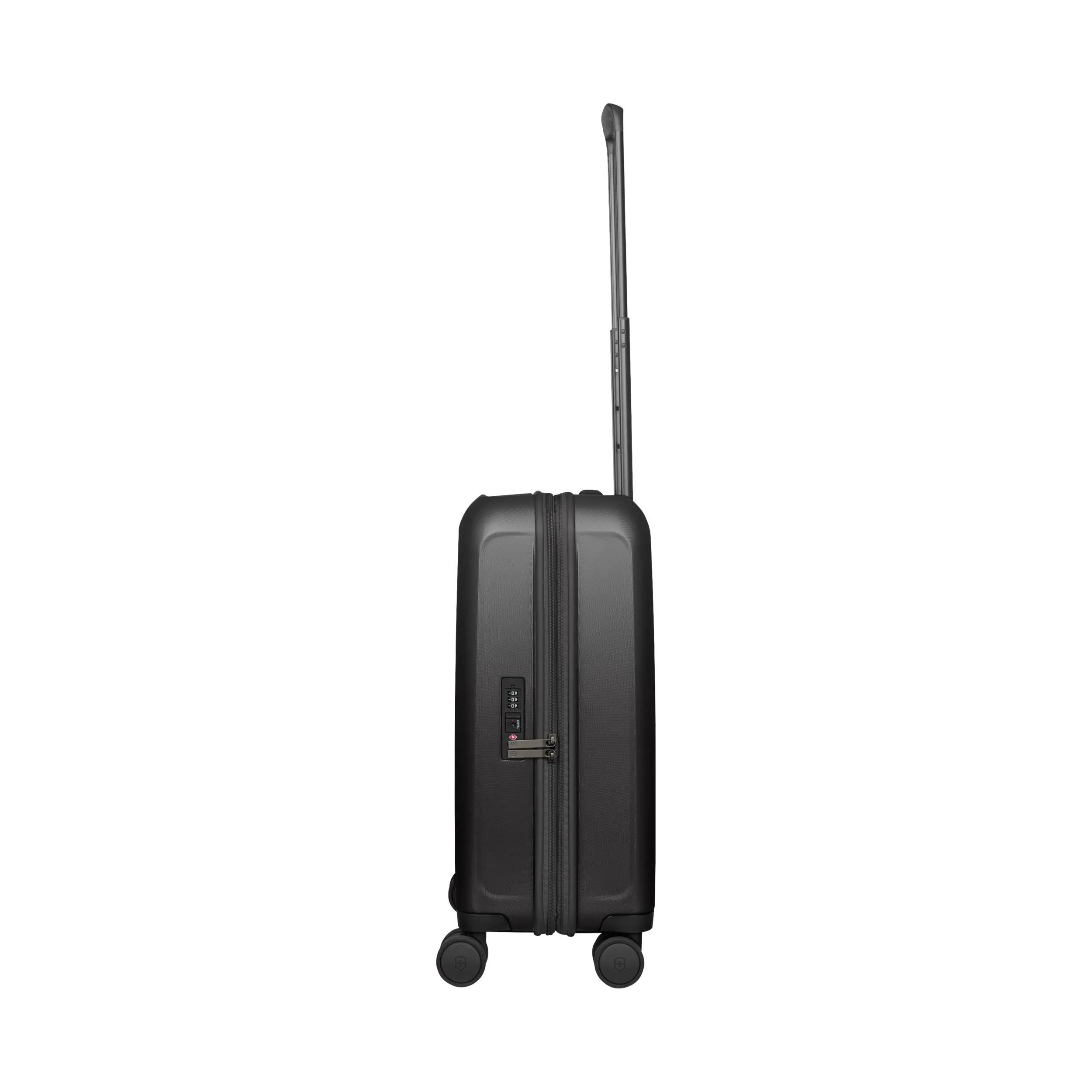 Victorinox Connex Frequent Flyer Plus Hardside Carry-On in Black — angle view 8