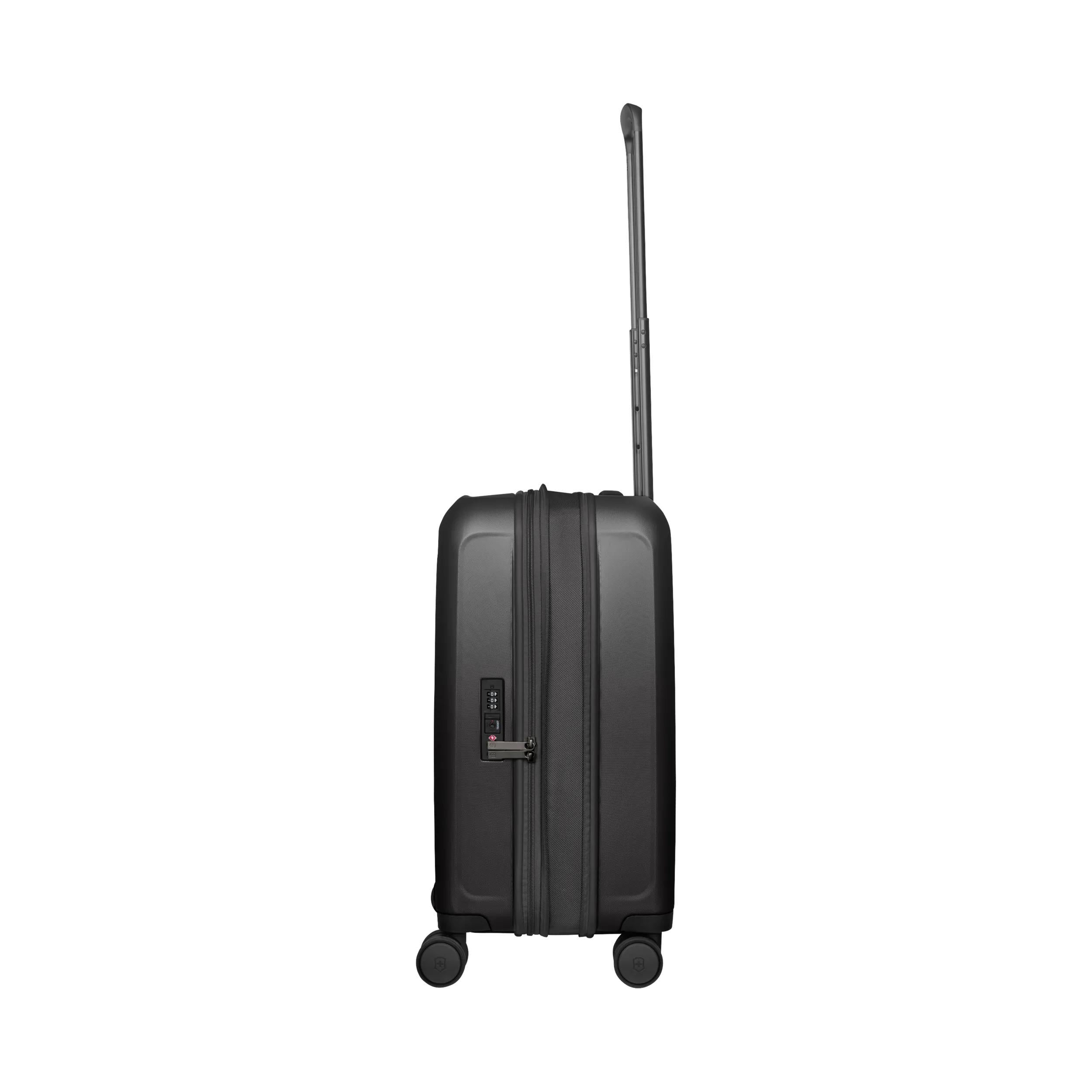 Victorinox Connex Frequent Flyer Plus Hardside Carry-On in Black — angle view 9