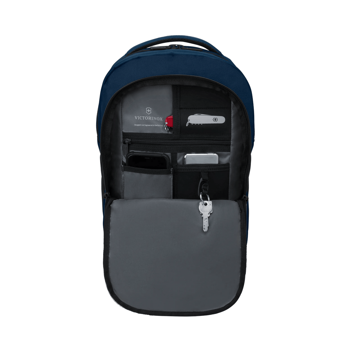 Victorinox VX Sport EVO Compact Backpack in Blue — interior view