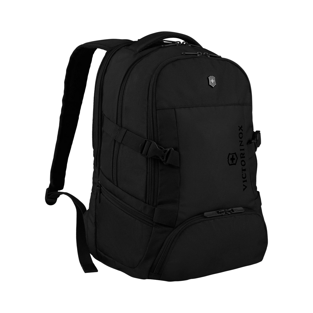 Victorinox VX Sport EVO Deluxe Backpack in Black — angle view 2 # color_Black