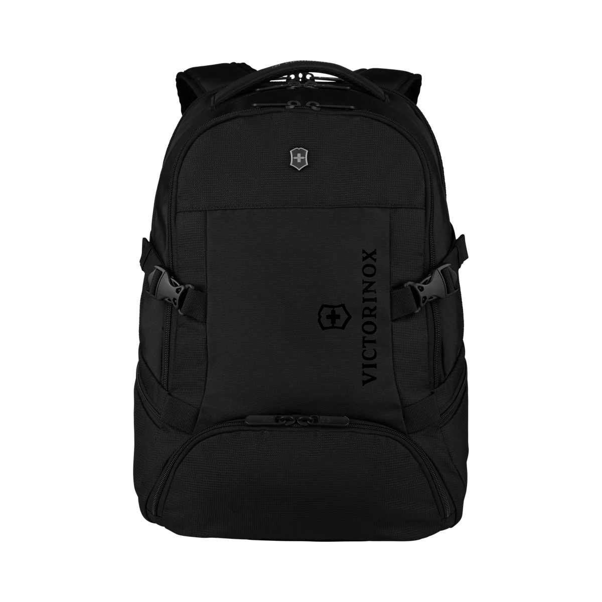Victorinox VX Sport EVO Deluxe Backpack in Black — front view # color_Black
