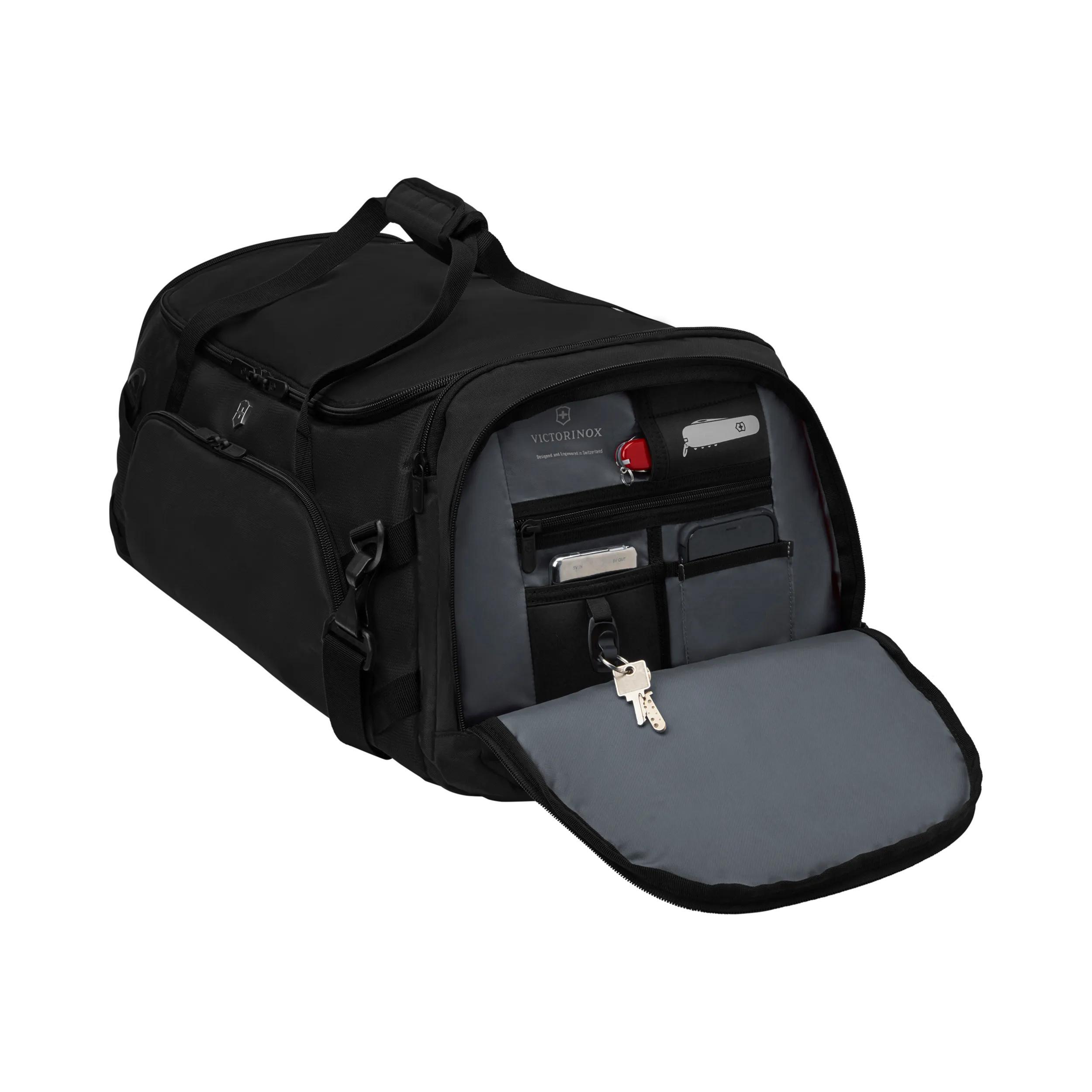 Victorinox VX Sport EVO 2-in-1 Backpack/Duffel in Black — detail view 2