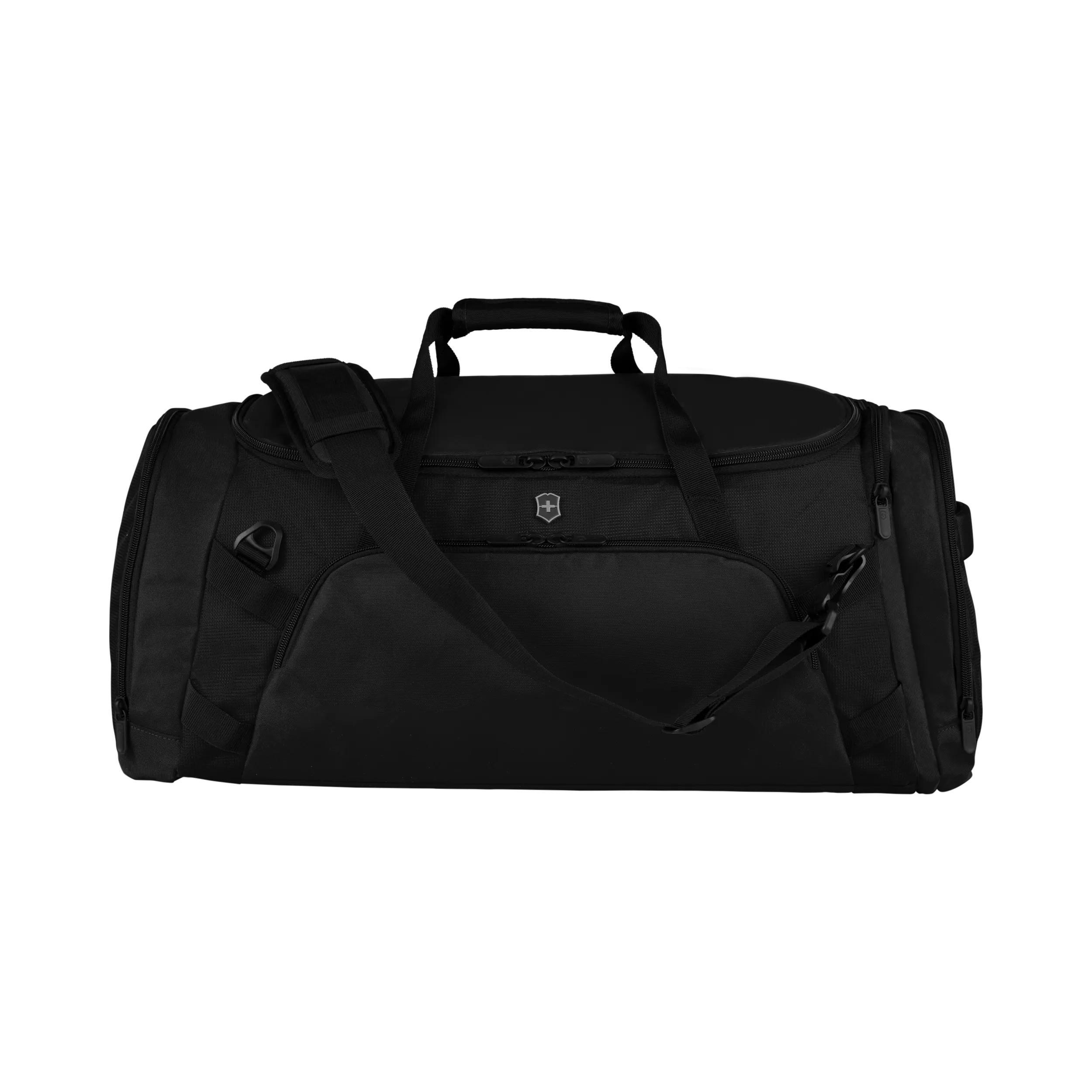 Victorinox VX Sport EVO 2-in-1 Backpack/Duffel in Black — front view