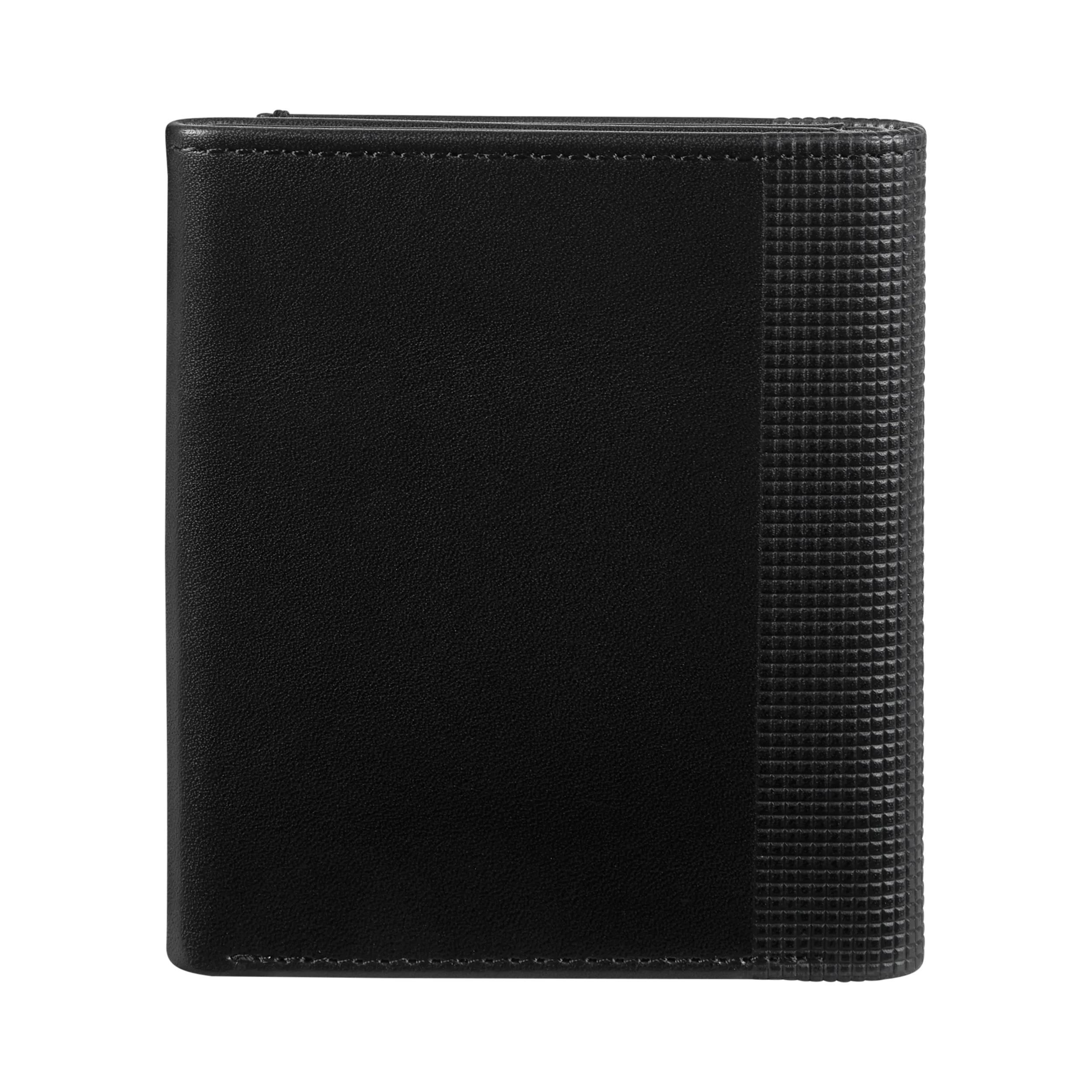 Victorinox Altius Alox Tri-Fold Wallet in Black — back view