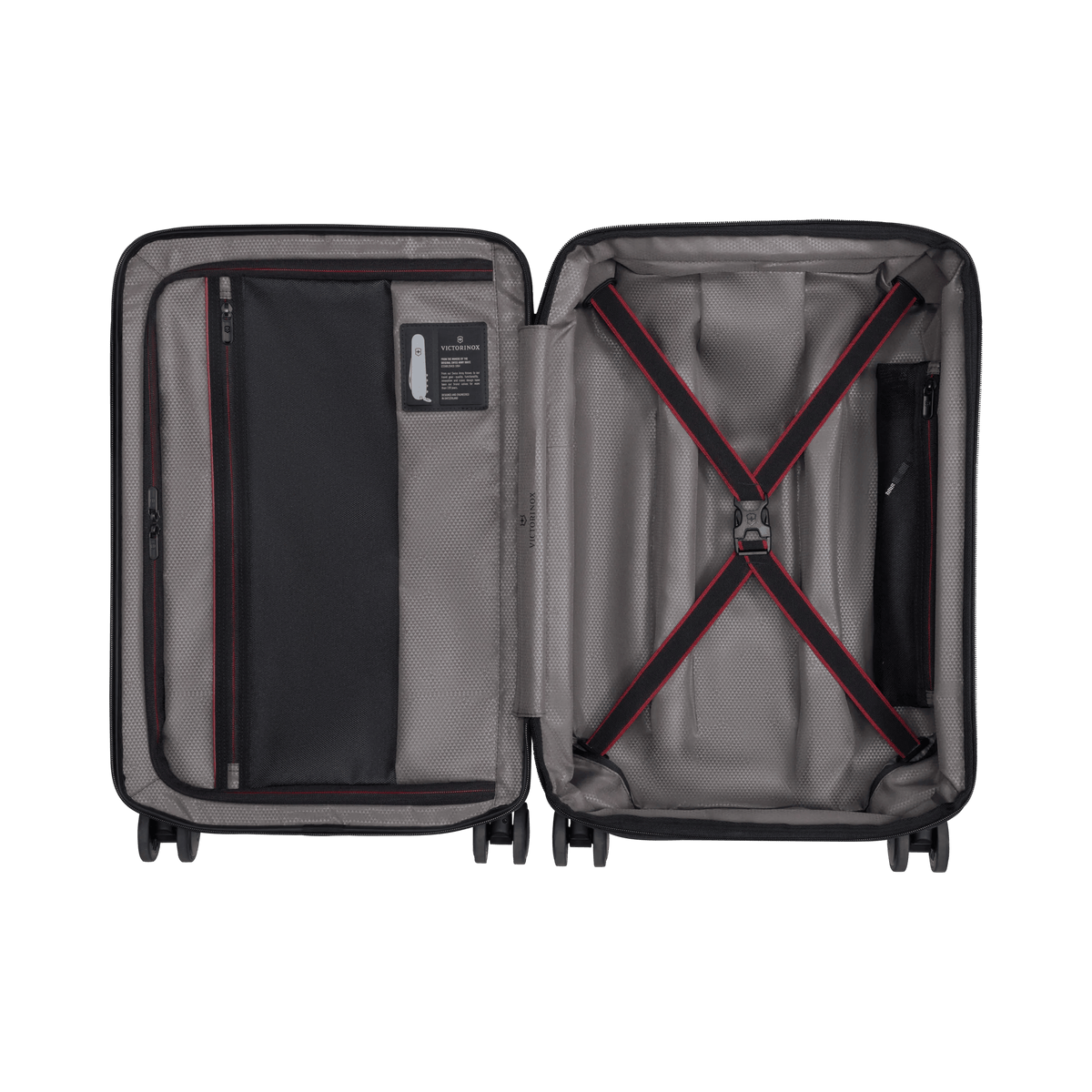 Victorinox Spectra 3.0 Frequent Flyer Plus Carry-On in Black — interior view