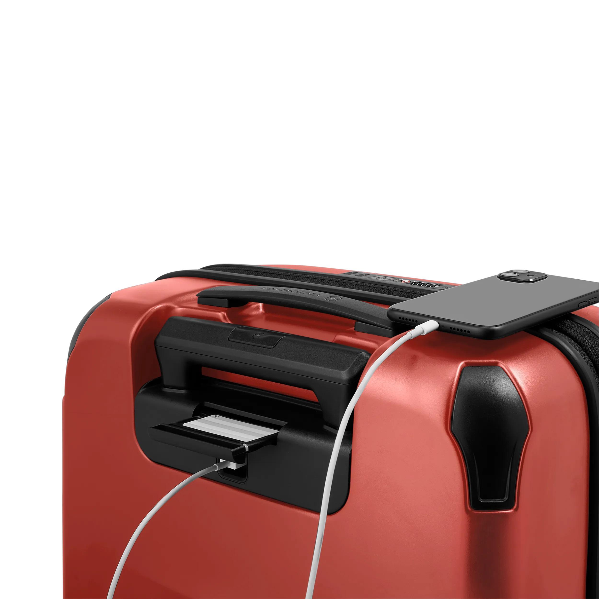 Victorinox Spectra 3.0 Frequent Flyer Plus Carry-On in Red — detail view