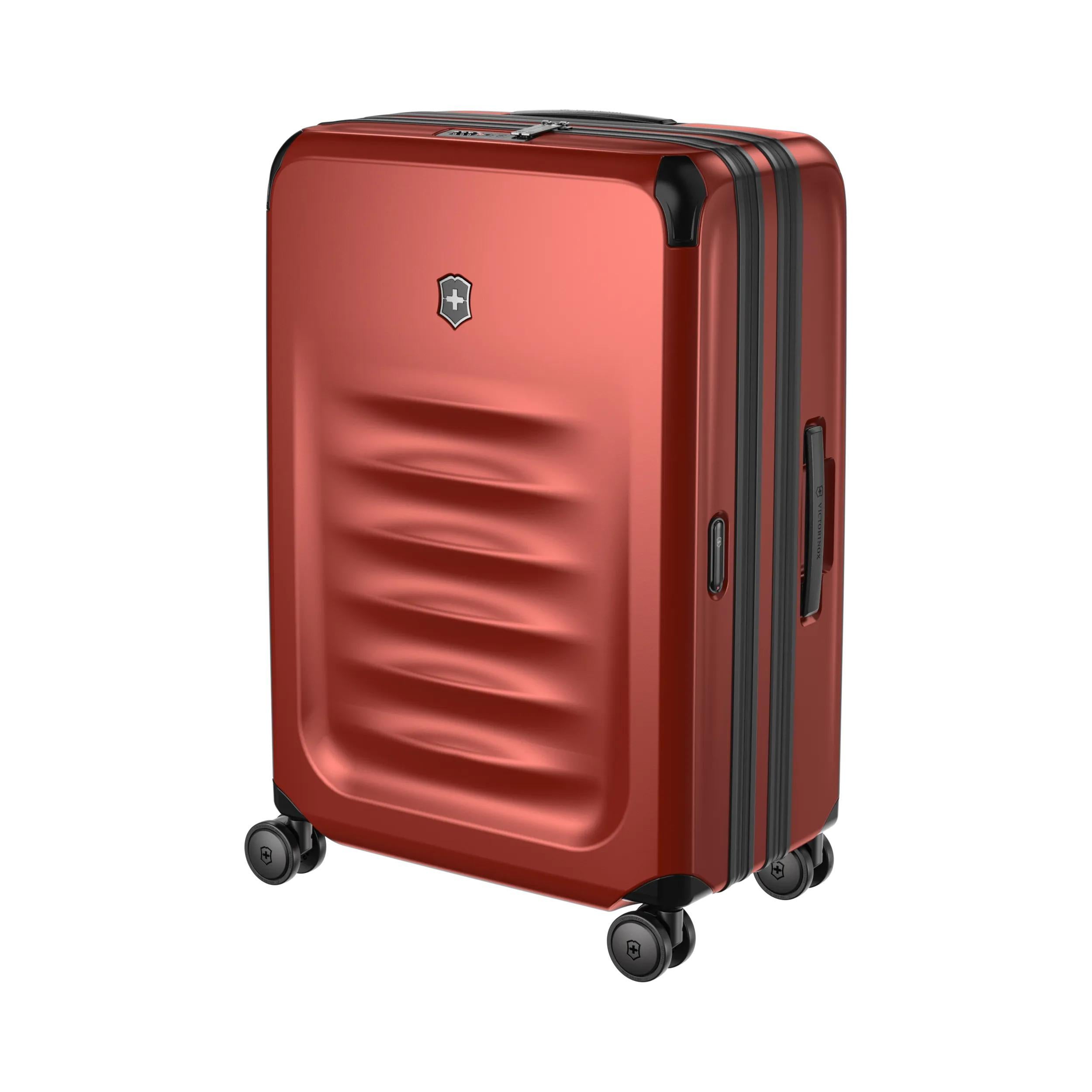 Victorinox Spectra 3.0 Expandable Medium Case in Red — angle view 4