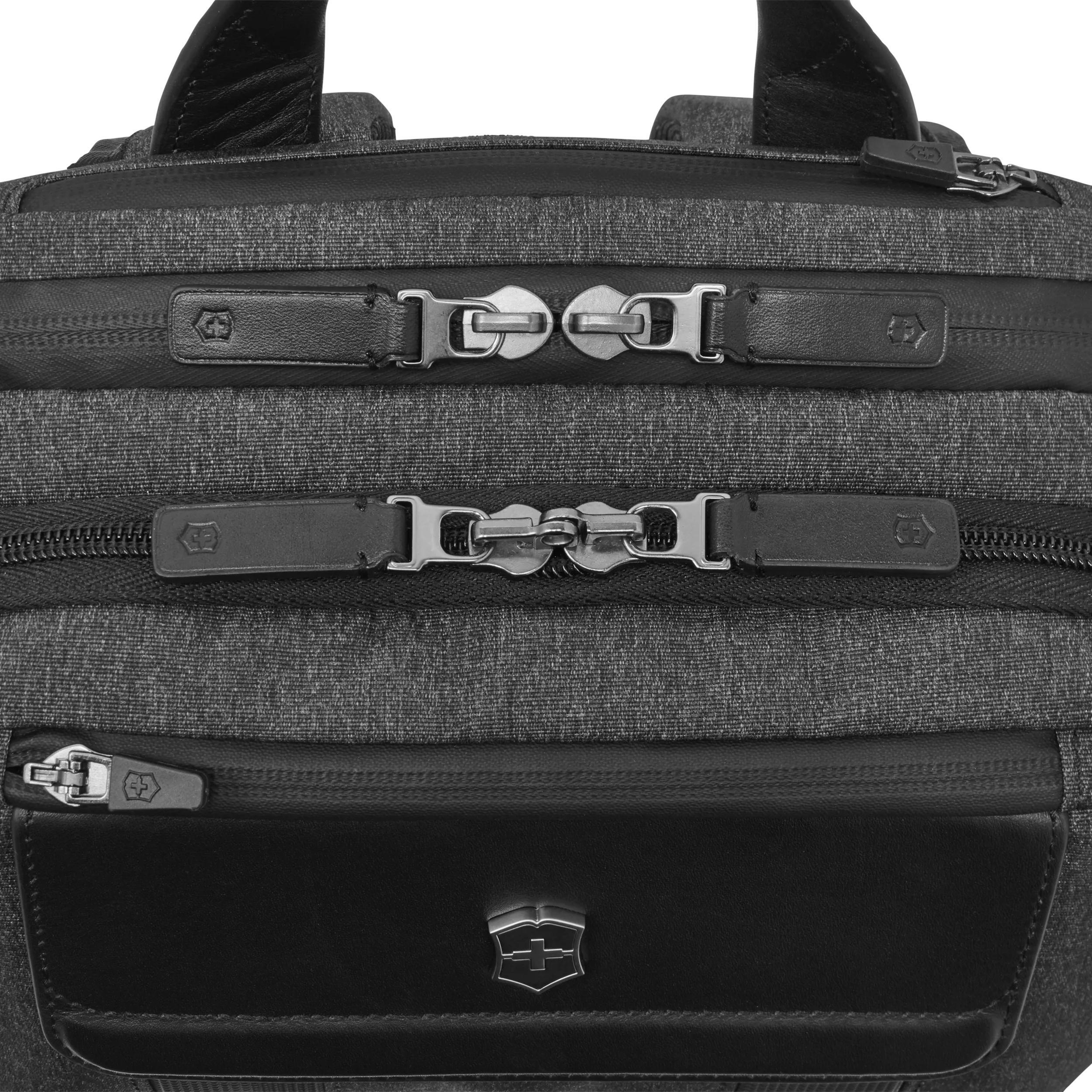Victorinox Architecture Urban2 Deluxe Backpack in Grey / Black — detail view 4