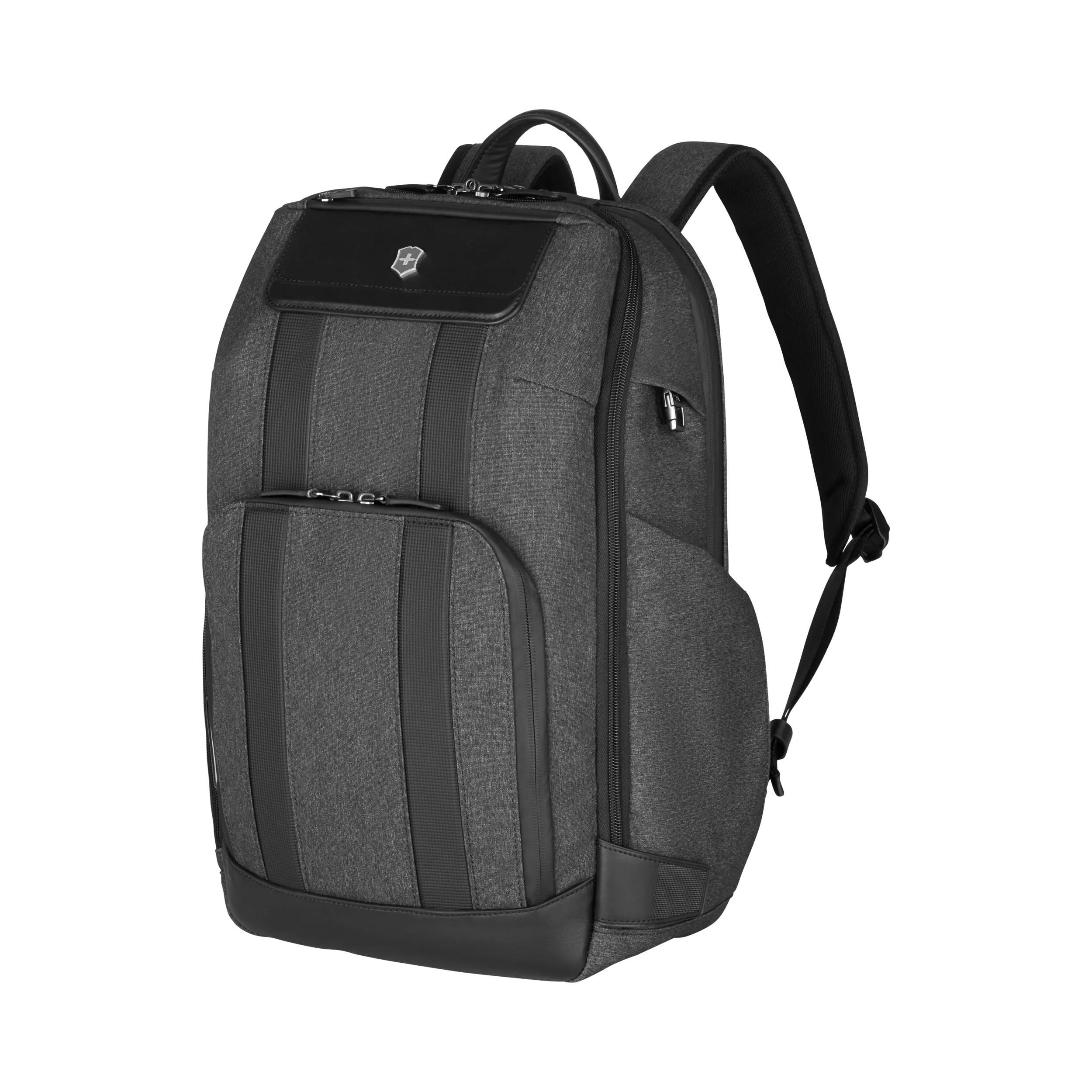 Victorinox Architecture Urban2 Deluxe Backpack in Grey / Black — angle view 2
