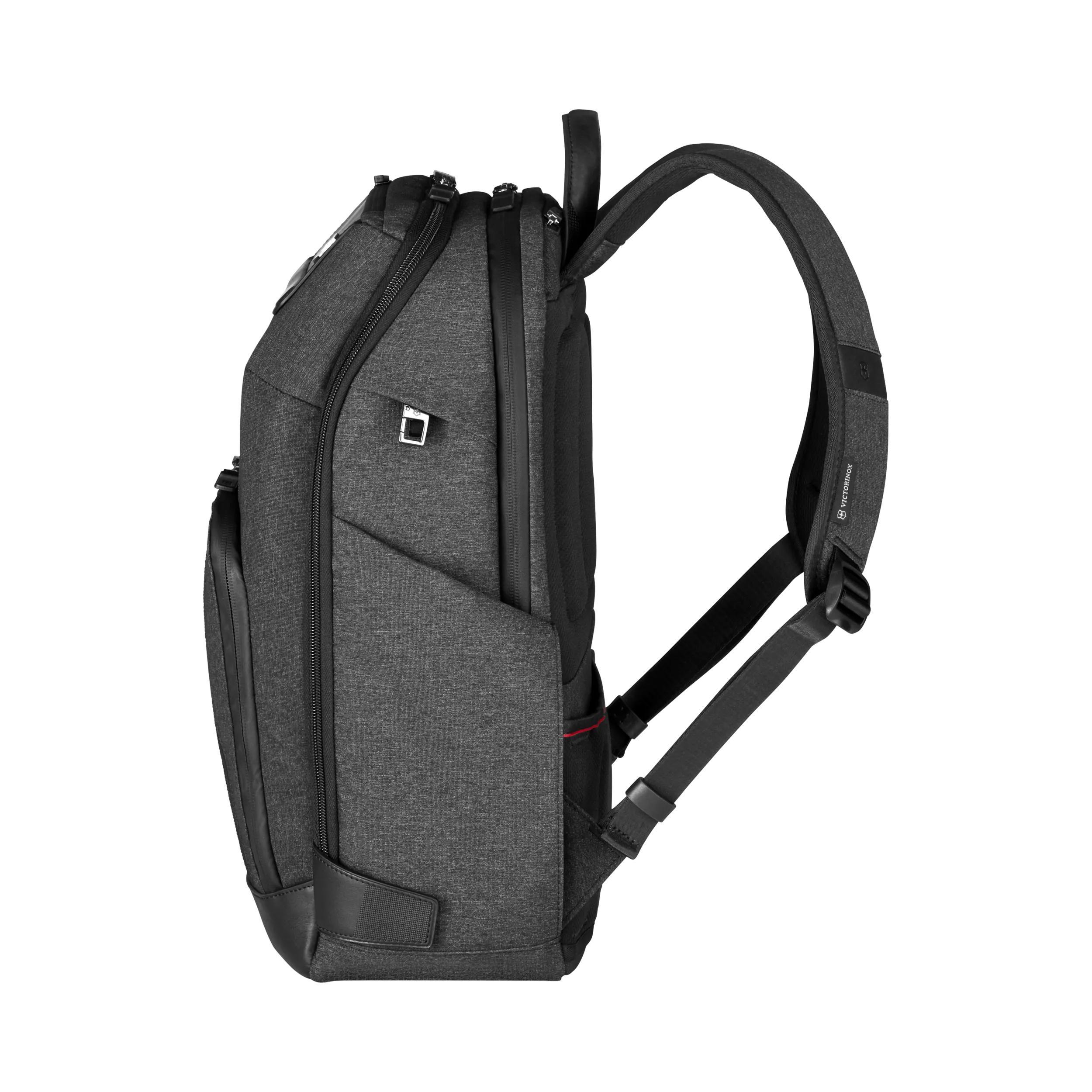 Victorinox Architecture Urban2 Deluxe Backpack in Grey / Black — angle view 4