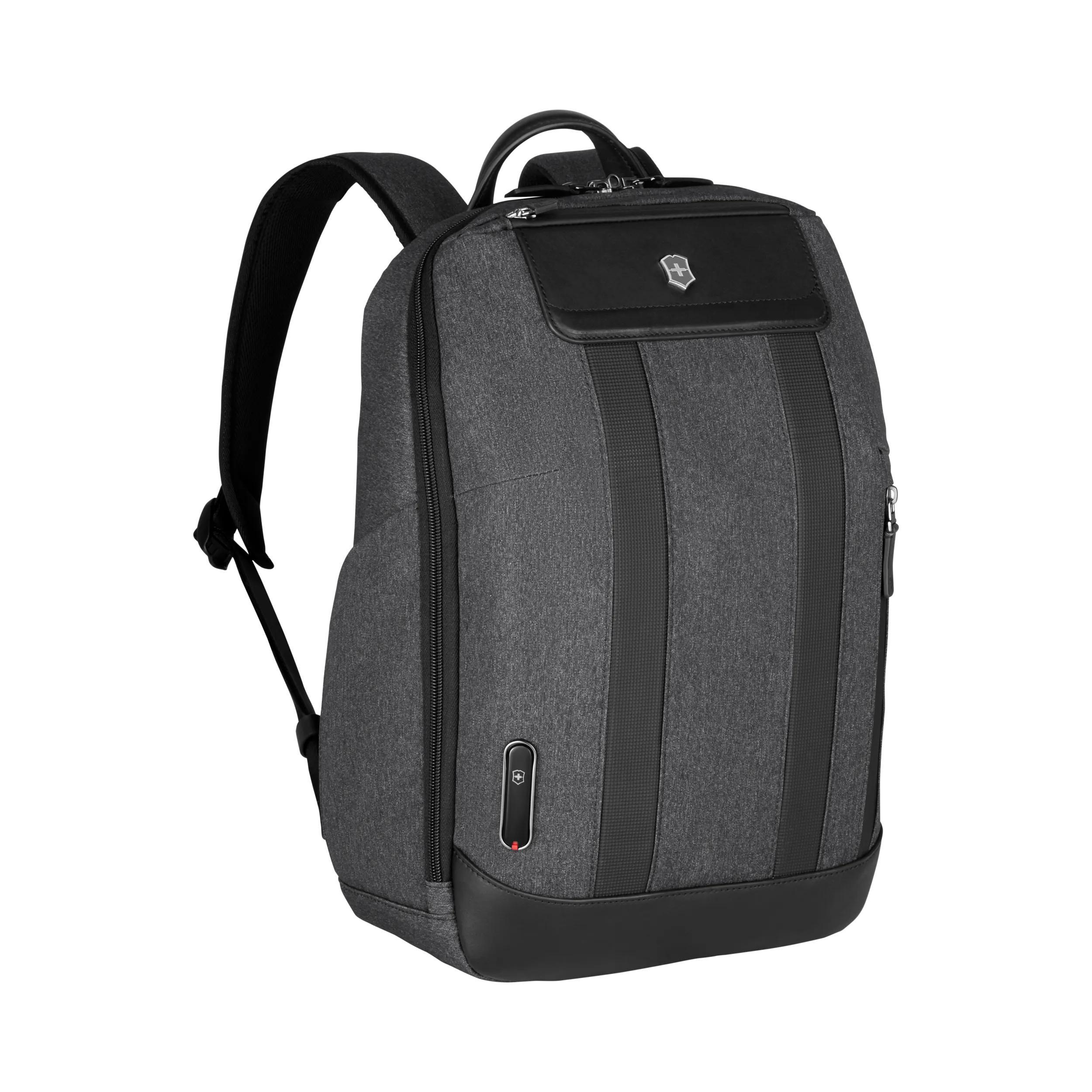 Victorinox Architecture Urban2 City Backpack in Grey / Black — angle view 3