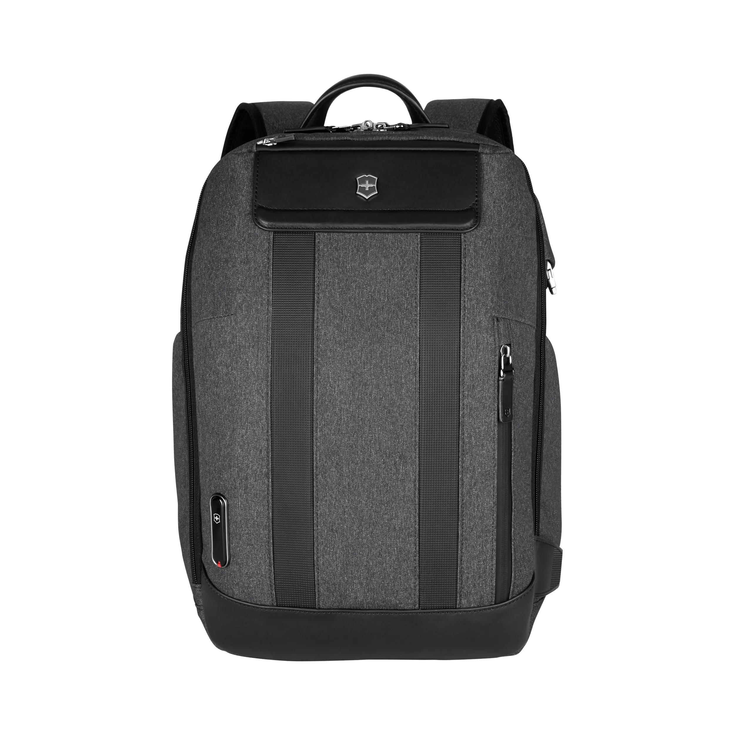 Victorinox Architecture Urban2 City Backpack in Grey / Black — front view