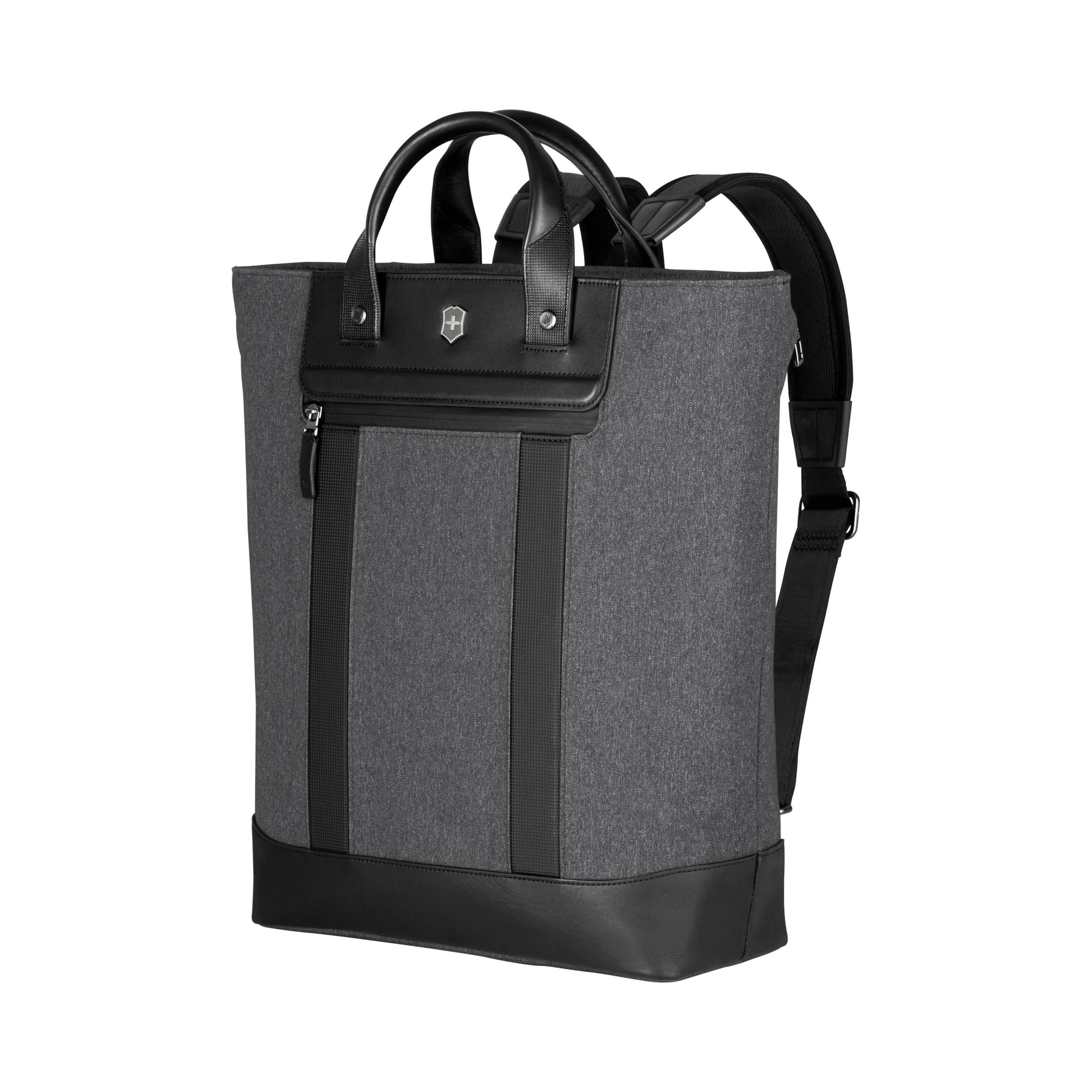 Victorinox Architecture Urban2 2-Way Carry Tote in Grey / Black — angle view 4