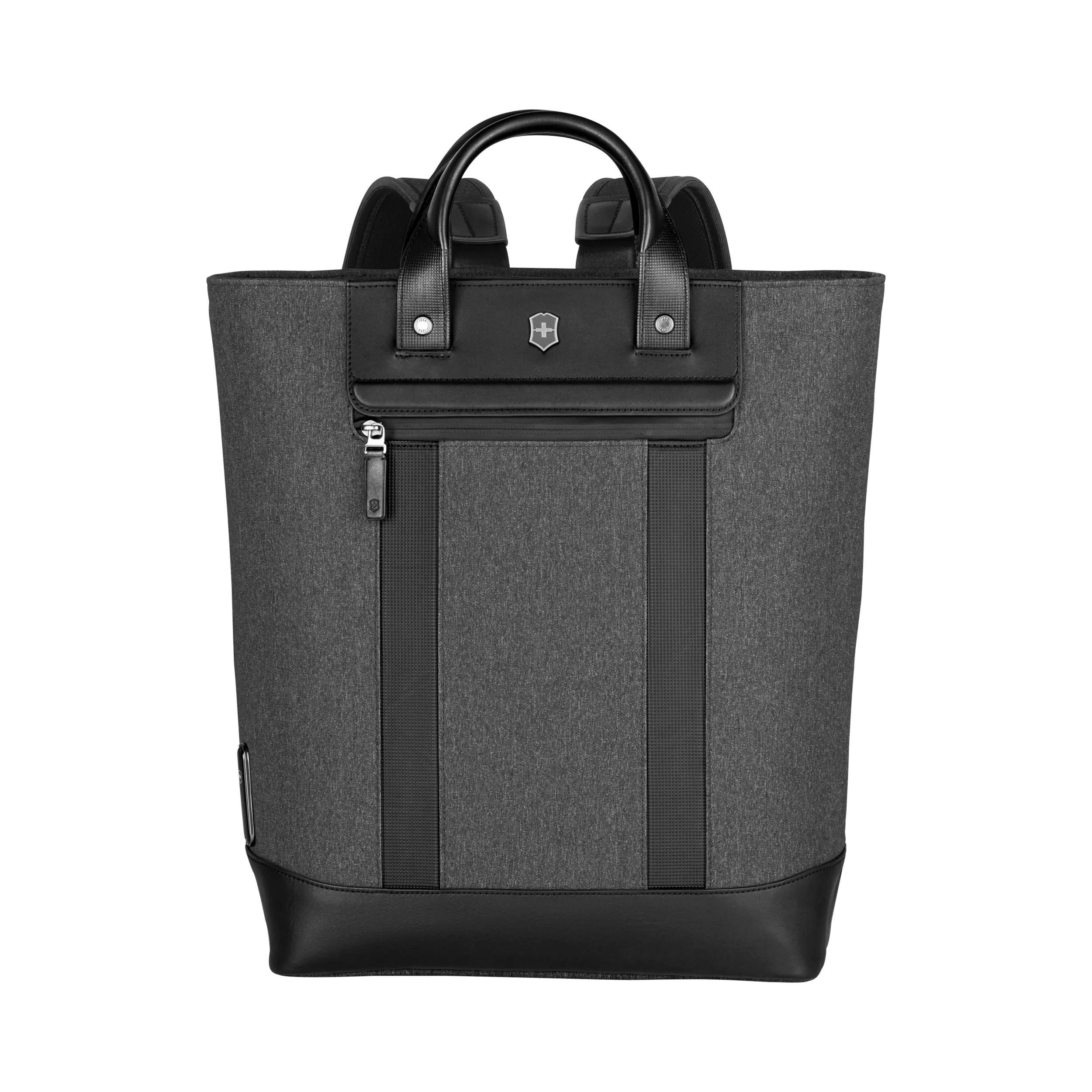 Victorinox Architecture Urban2 2-Way Carry Tote in Grey / Black — angle view 2