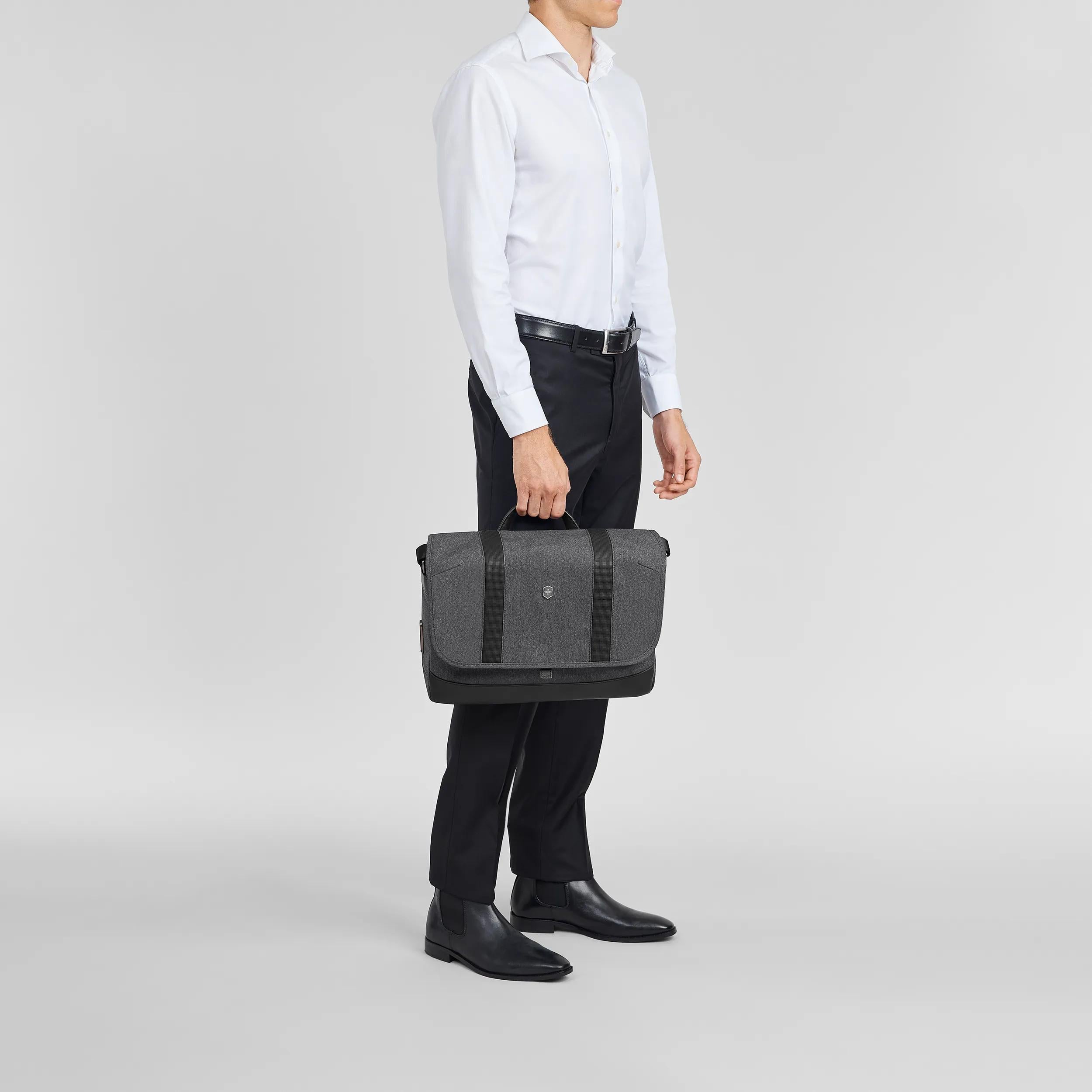 Victorinox Architecture Urban2 Messenger in Grey / Black — lifestyle