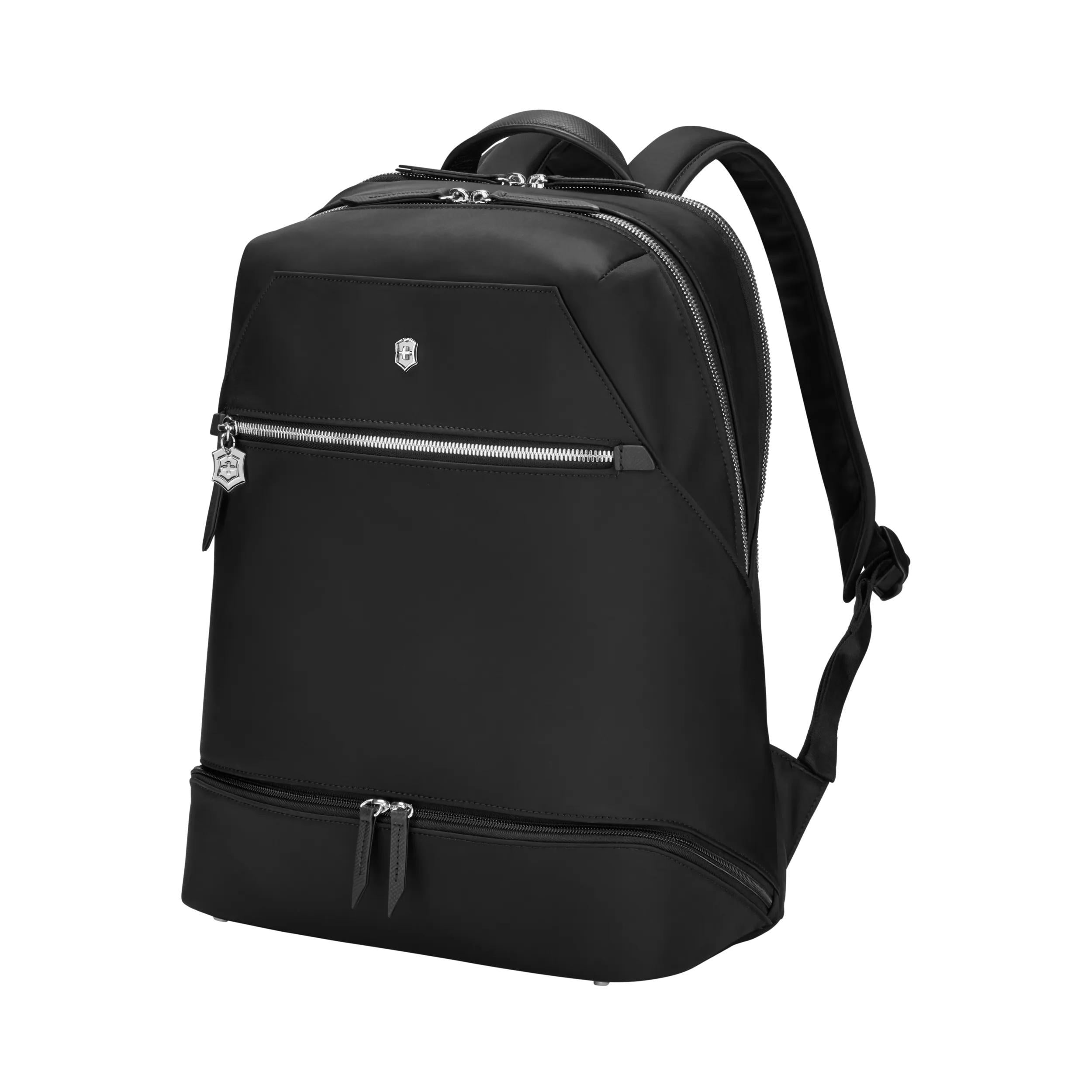 Victorinox Victoria Signature Deluxe Backpack in Black — angle view 2