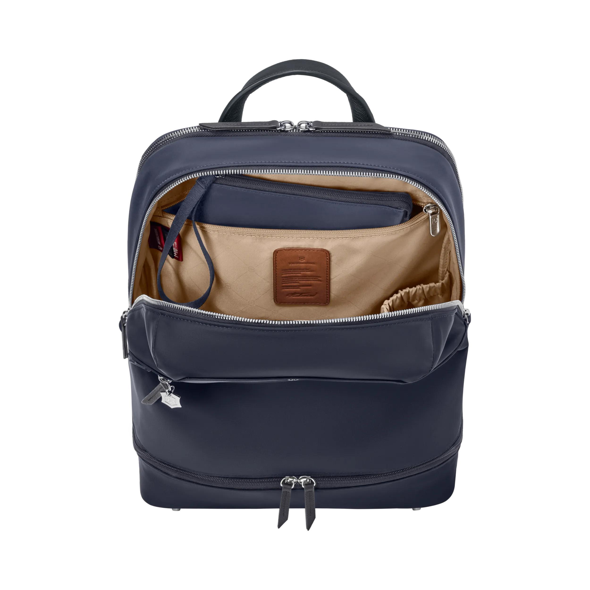 Victorinox Victoria Signature Deluxe Backpack in Midnight Blue — detail view 2