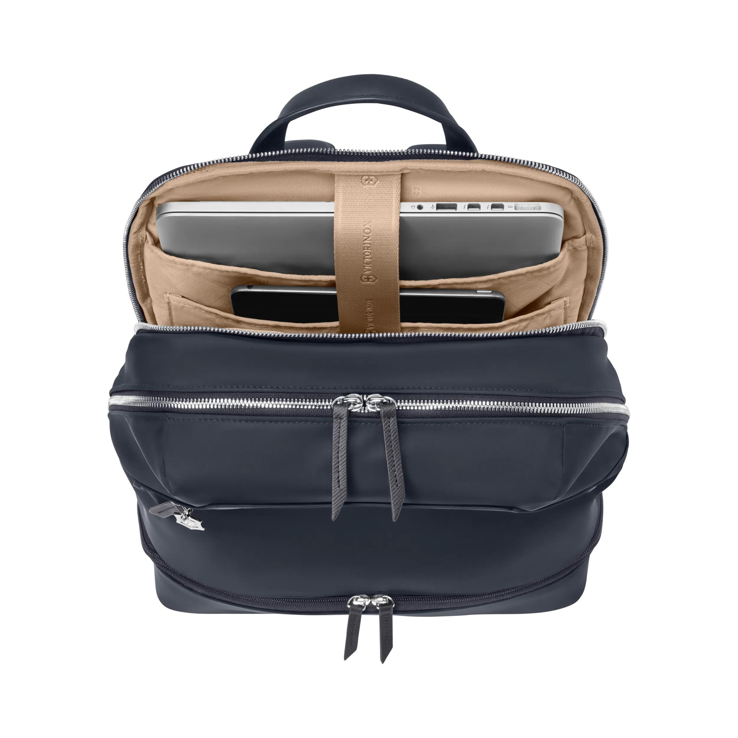 Victorinox Victoria Signature Deluxe Backpack in Midnight Blue — detail view 3