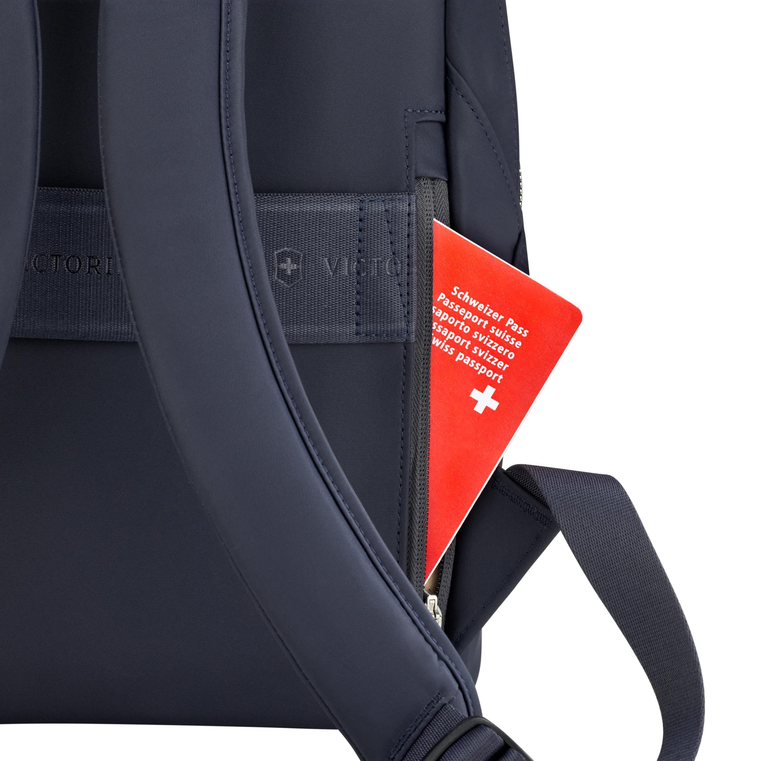 Victorinox Victoria Signature Compact Backpack in Midnight Blue — detail view 3