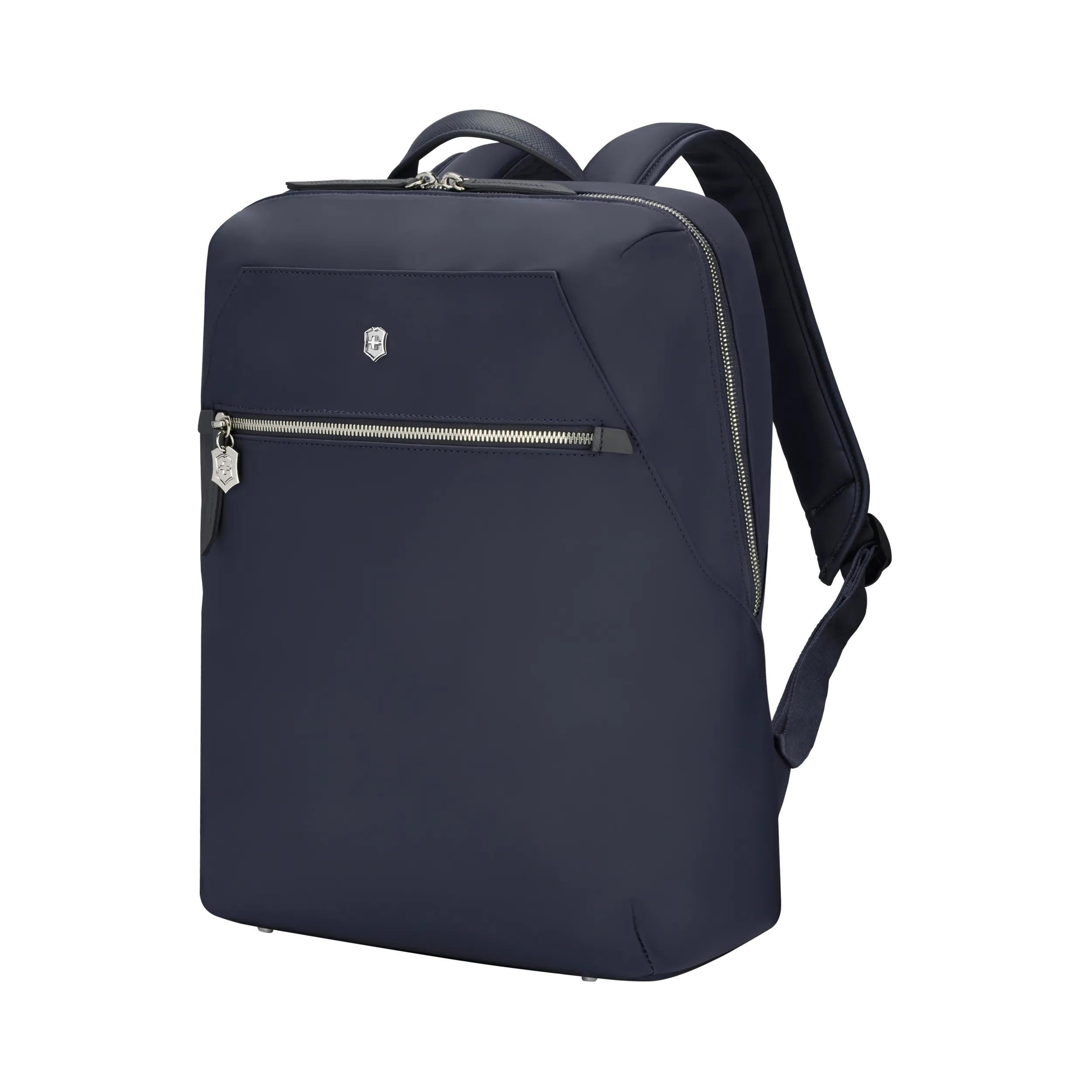 Victorinox Victoria Signature Compact Backpack in Midnight Blue — angle view 2