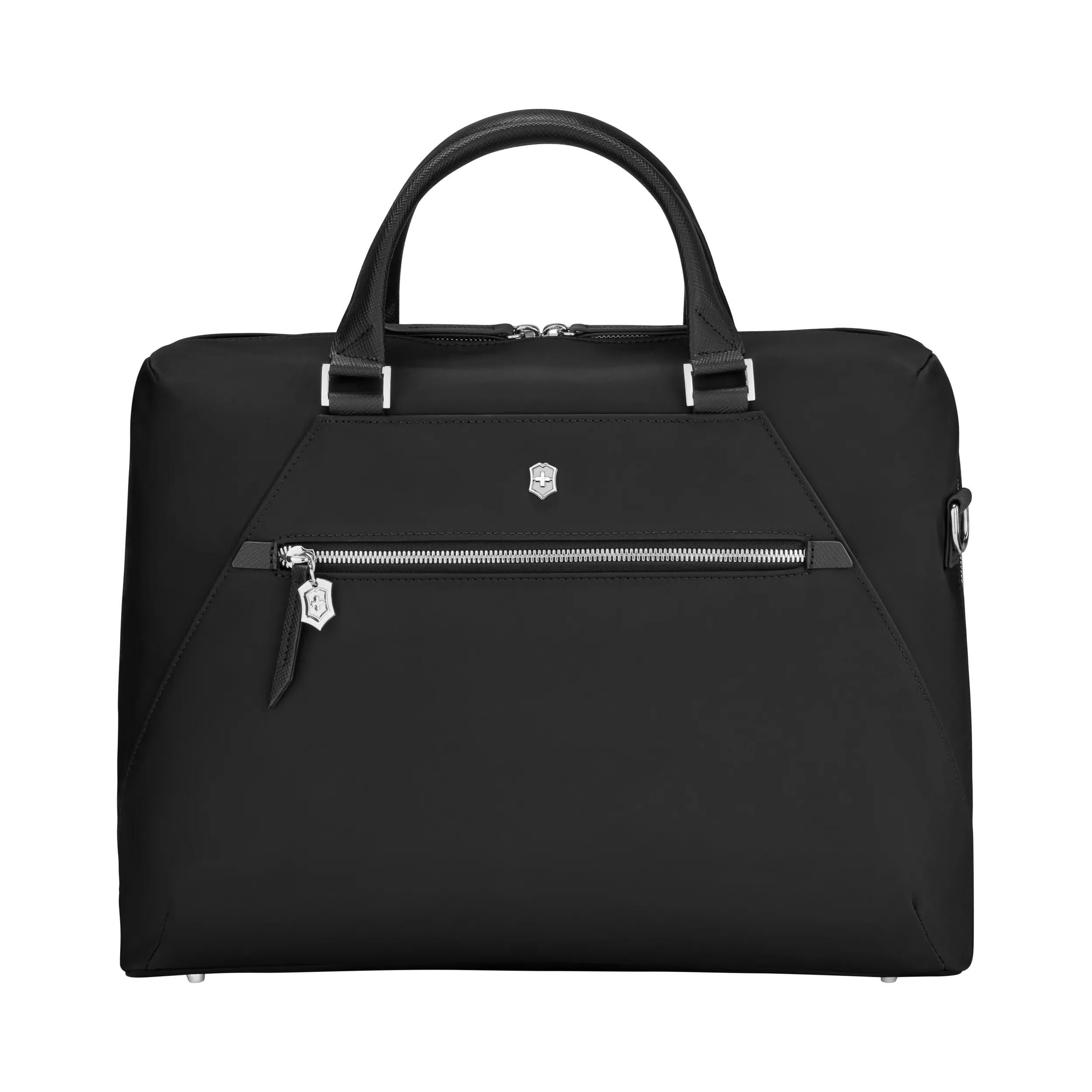 Victorinox Victoria Signature Briefcase in Black — front view