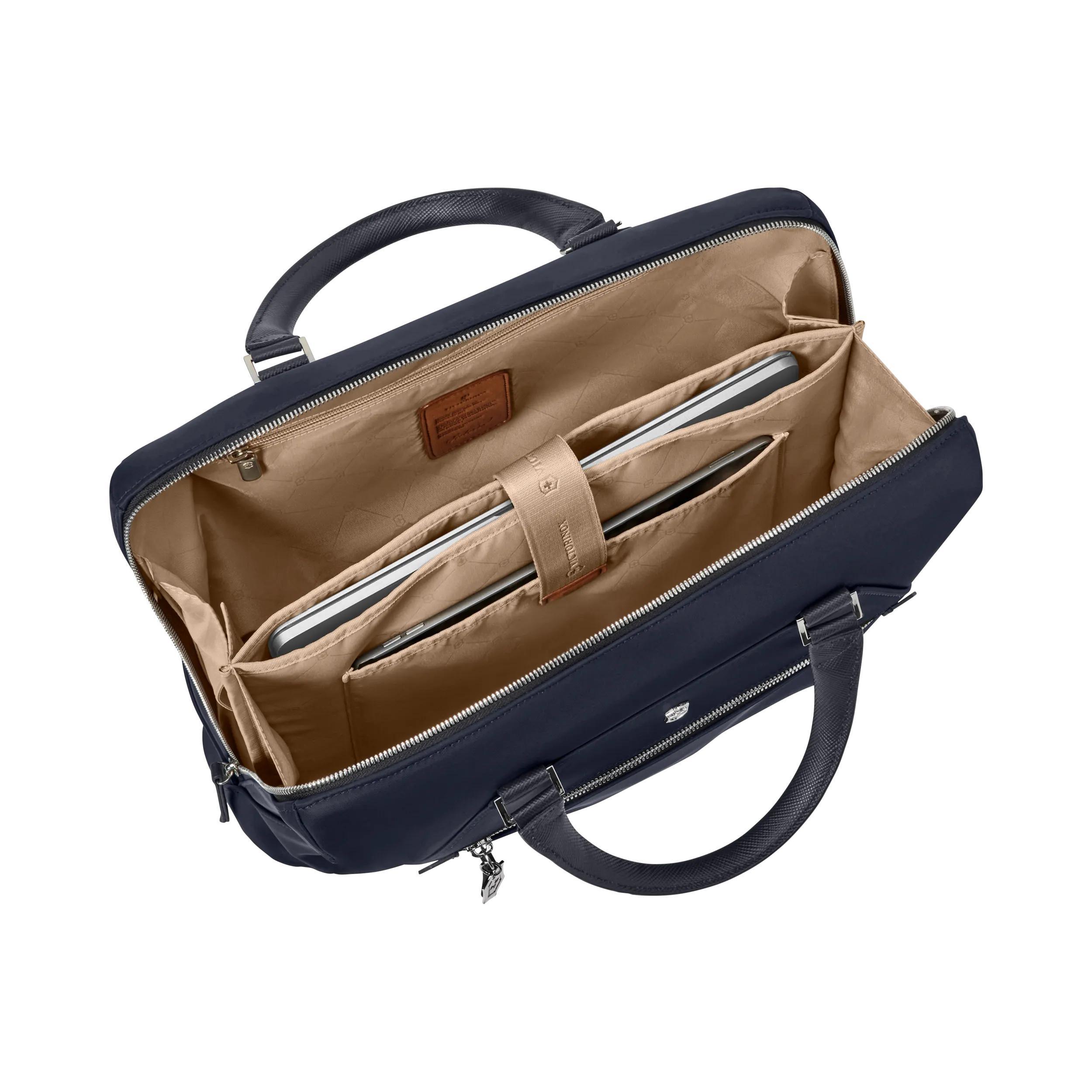 Victorinox Victoria Signature Briefcase in Midnight Blue — detail view 2